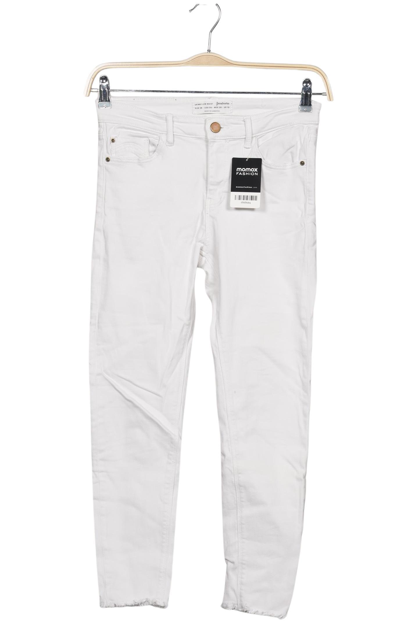

Stradivarius Damen Jeans, weiß, Gr. 38