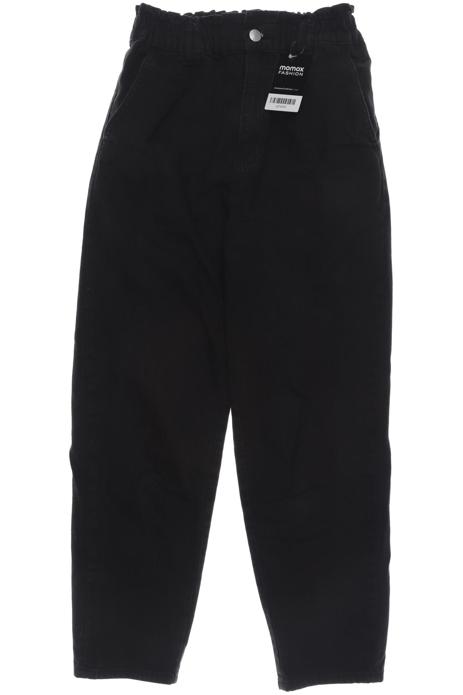 

Stradivarius Damen Jeans, schwarz, Gr. 0