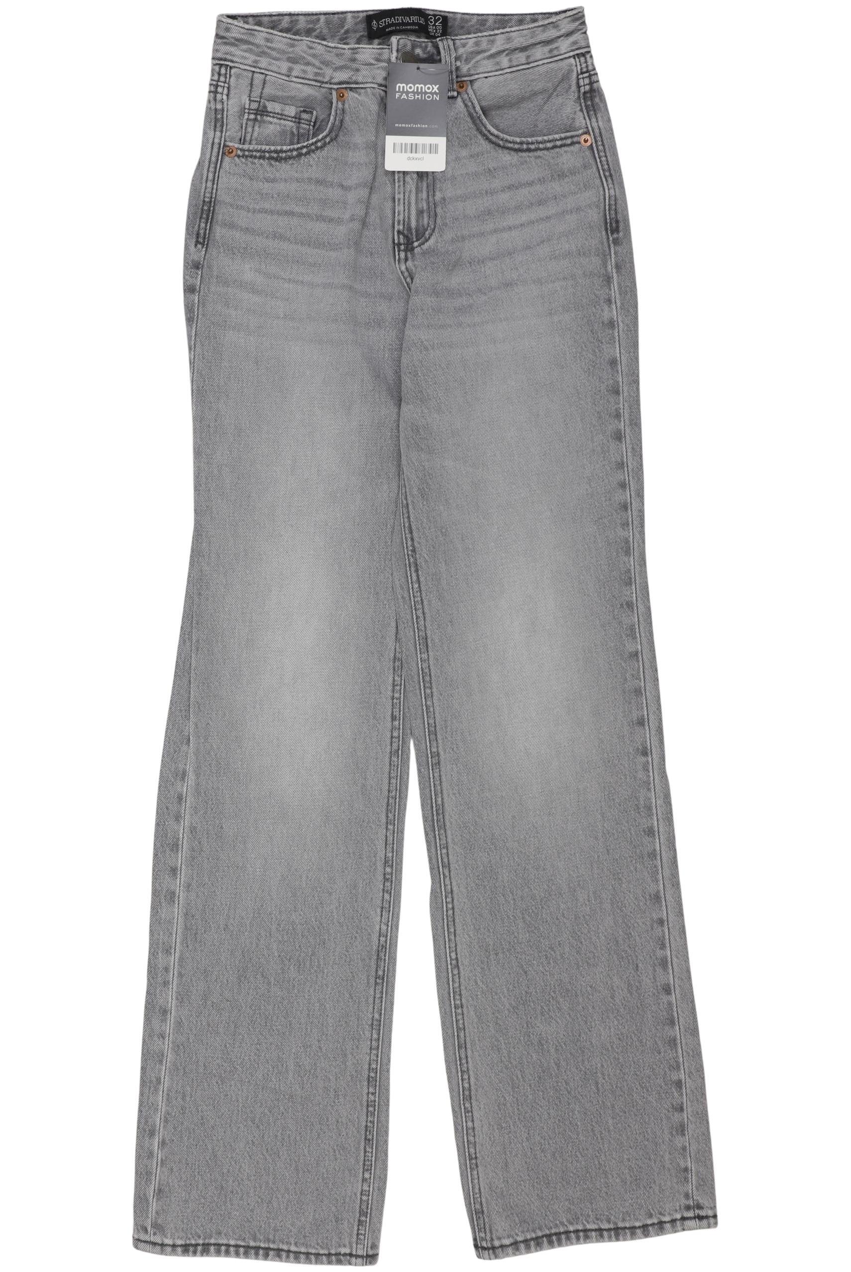 

Stradivarius Damen Jeans, grau, Gr. 32