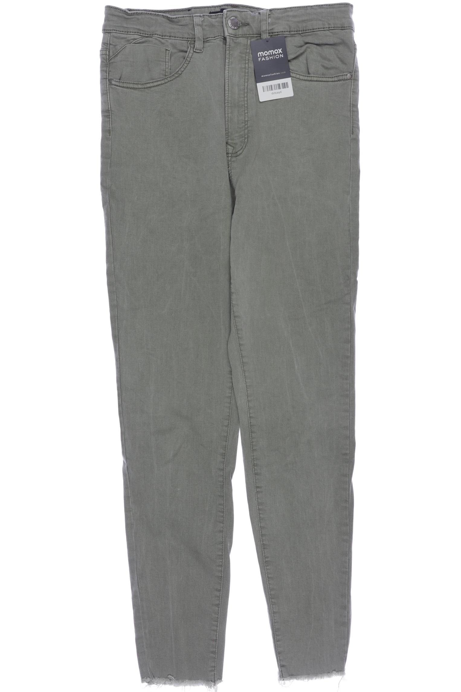 

Stradivarius Damen Jeans, grün, Gr. 40