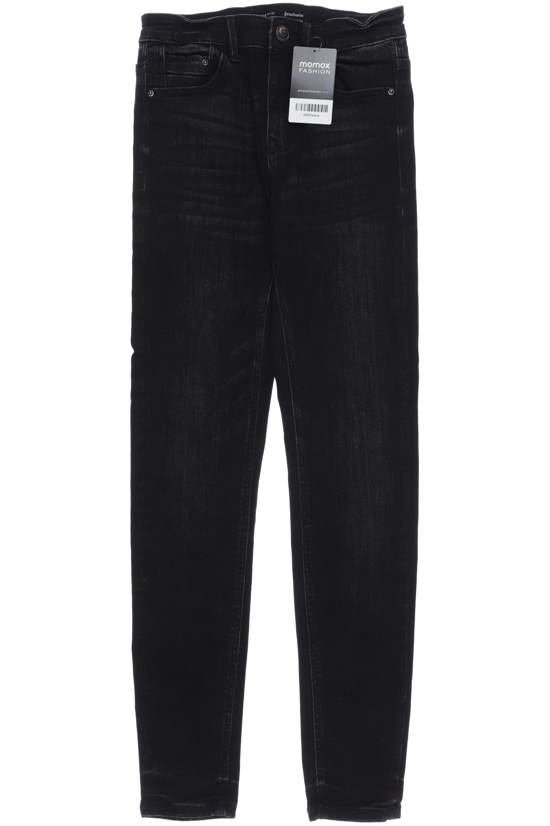 

Stradivarius Damen Jeans, schwarz, Gr. 34