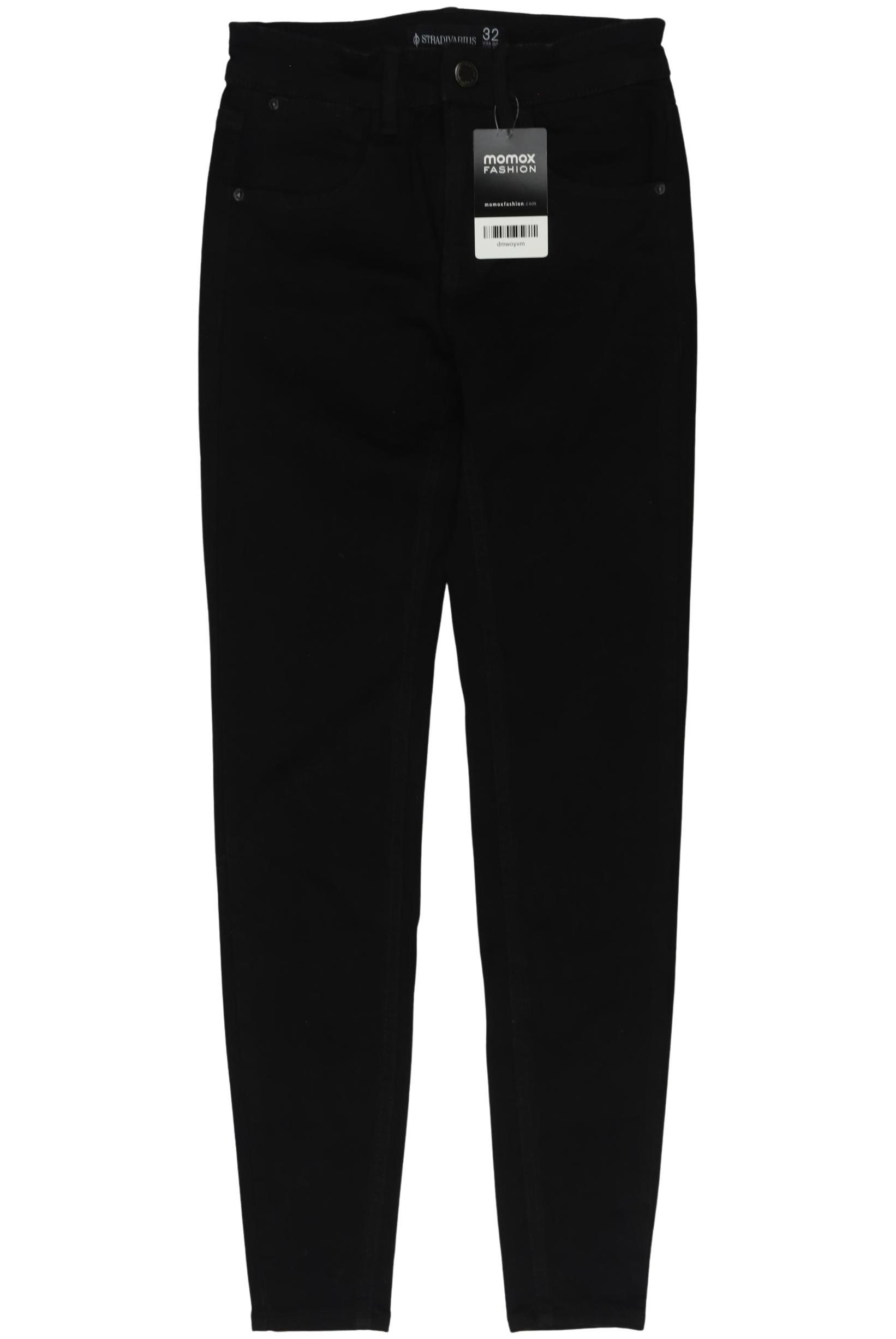 

Stradivarius Damen Jeans, schwarz, Gr. 32