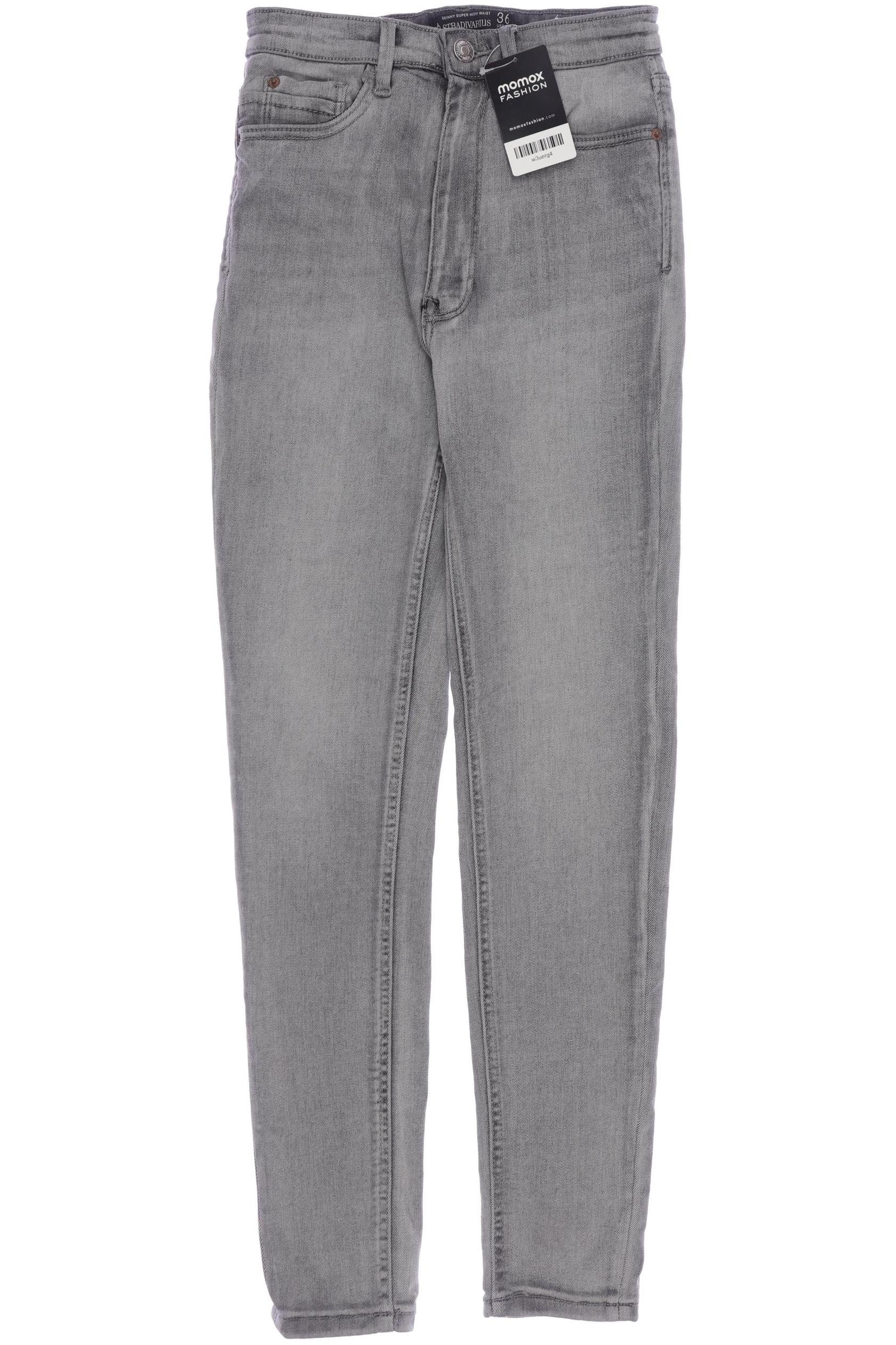 

Stradivarius Damen Jeans, grau, Gr. 36