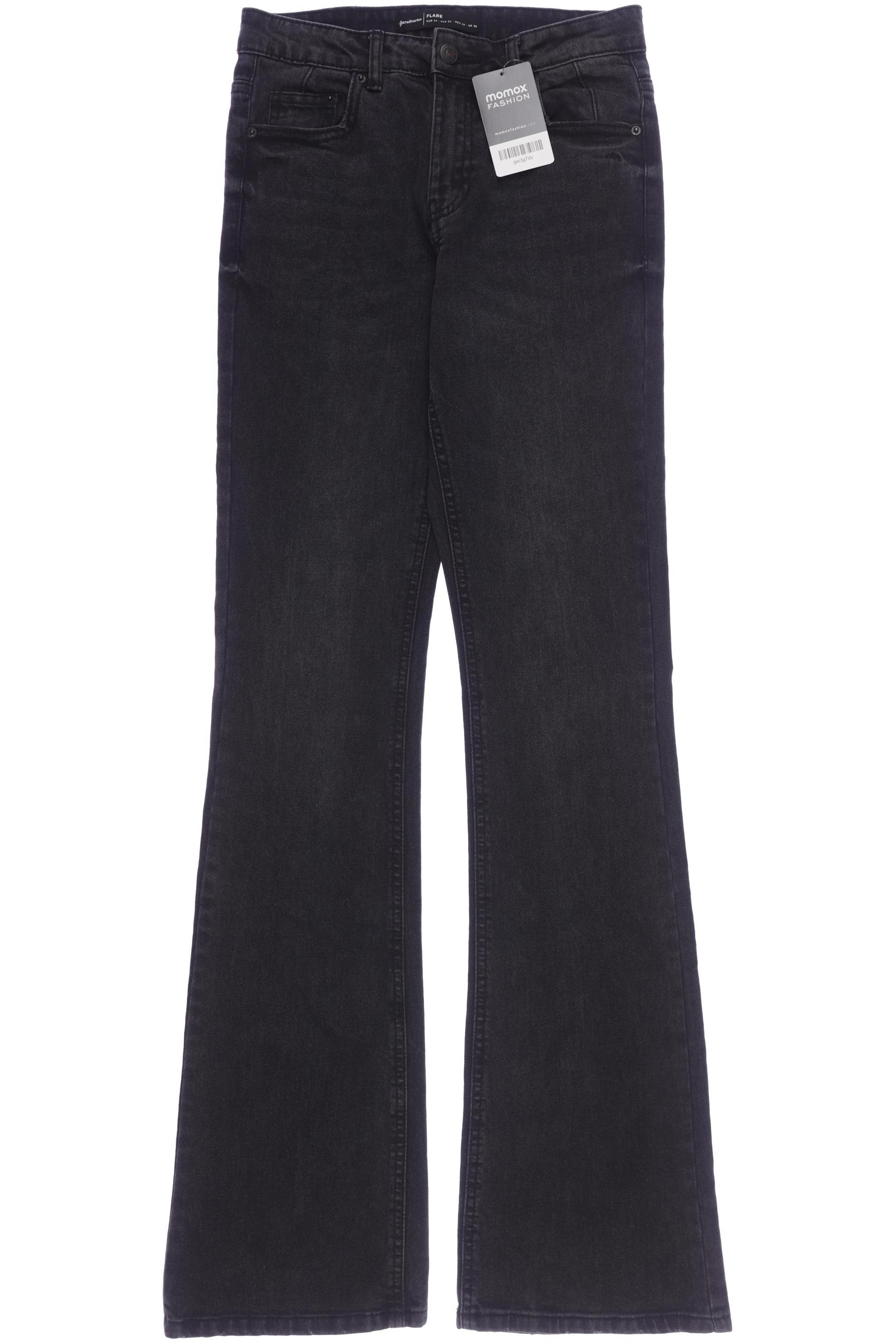 

Stradivarius Damen Jeans, grau, Gr. 34