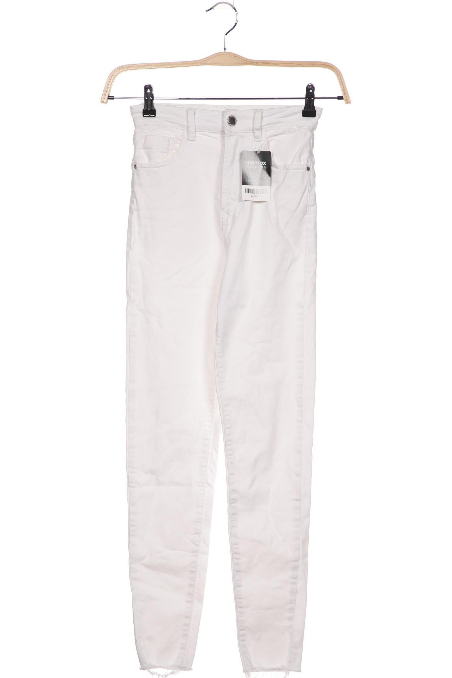

Stradivarius Damen Jeans, weiß, Gr. 32