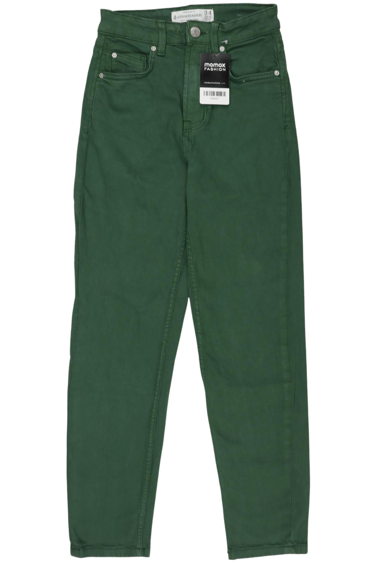 

Stradivarius Damen Jeans, grün, Gr. 34
