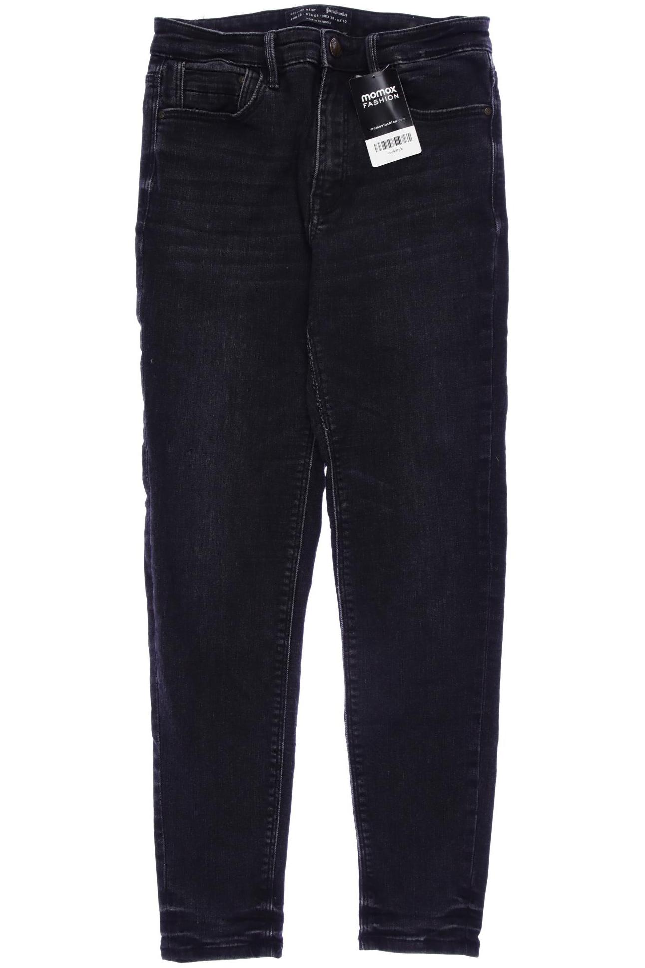 

Stradivarius Damen Jeans, schwarz, Gr. 38
