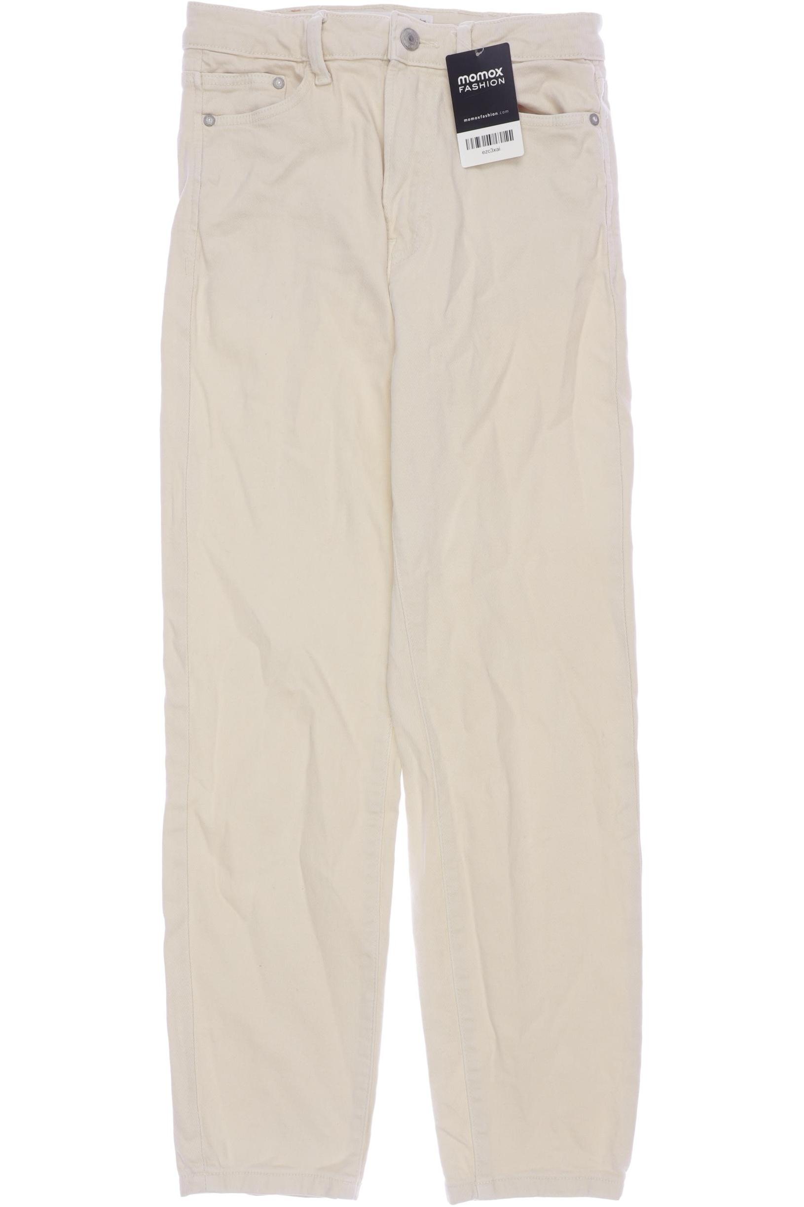 

Stradivarius Damen Jeans, cremeweiß, Gr. 36