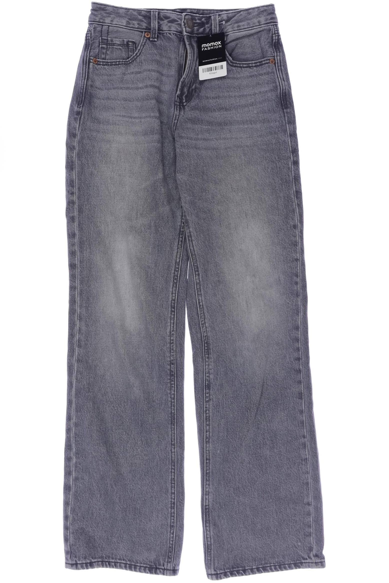 

Stradivarius Damen Jeans, grau, Gr. 34