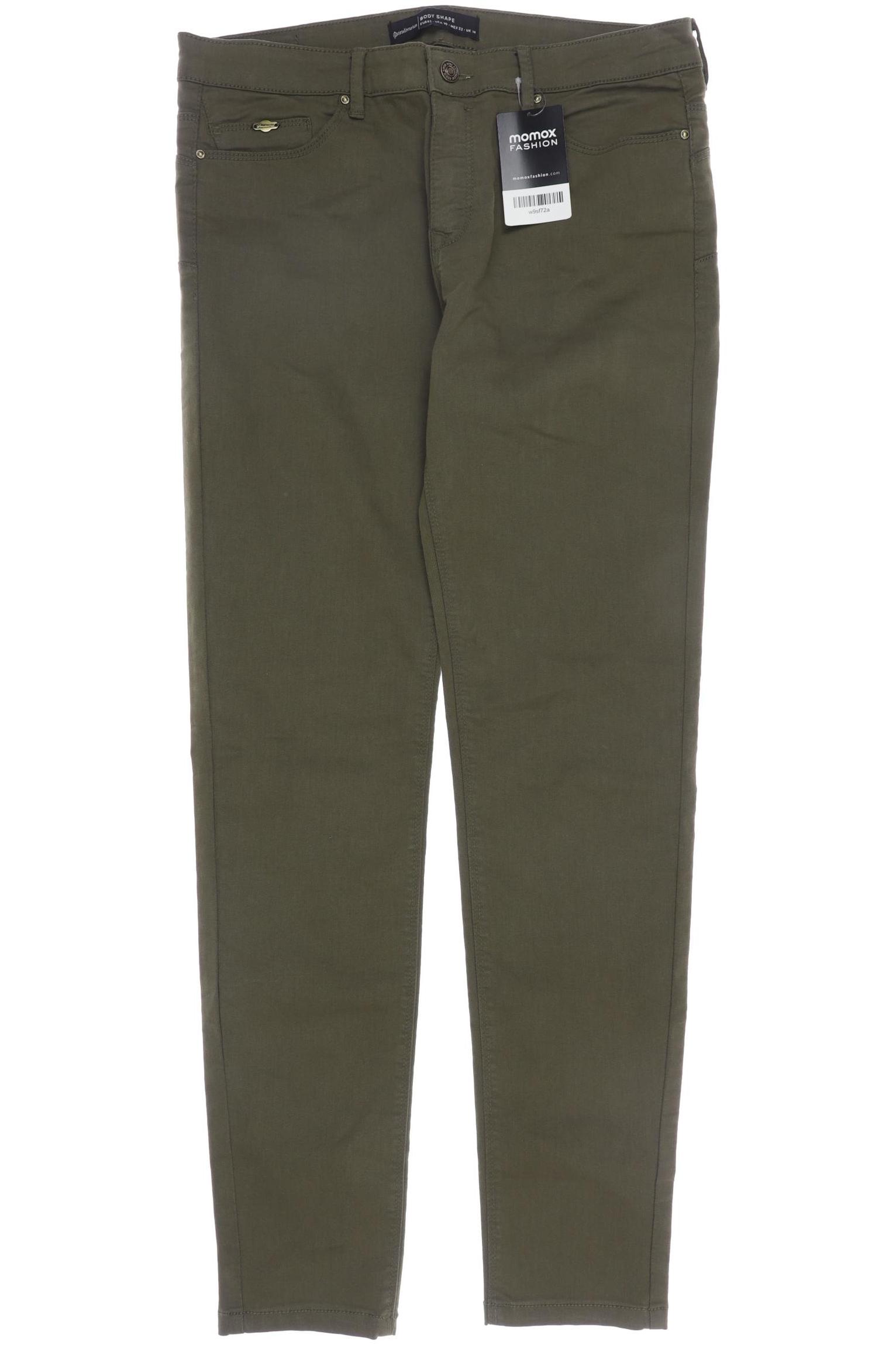 

Stradivarius Damen Jeans, grün, Gr. 42