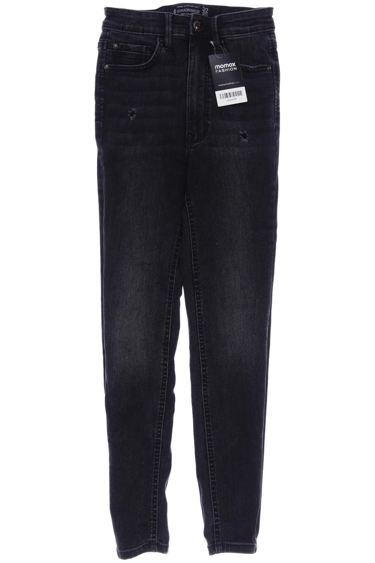 

Stradivarius Damen Jeans, schwarz