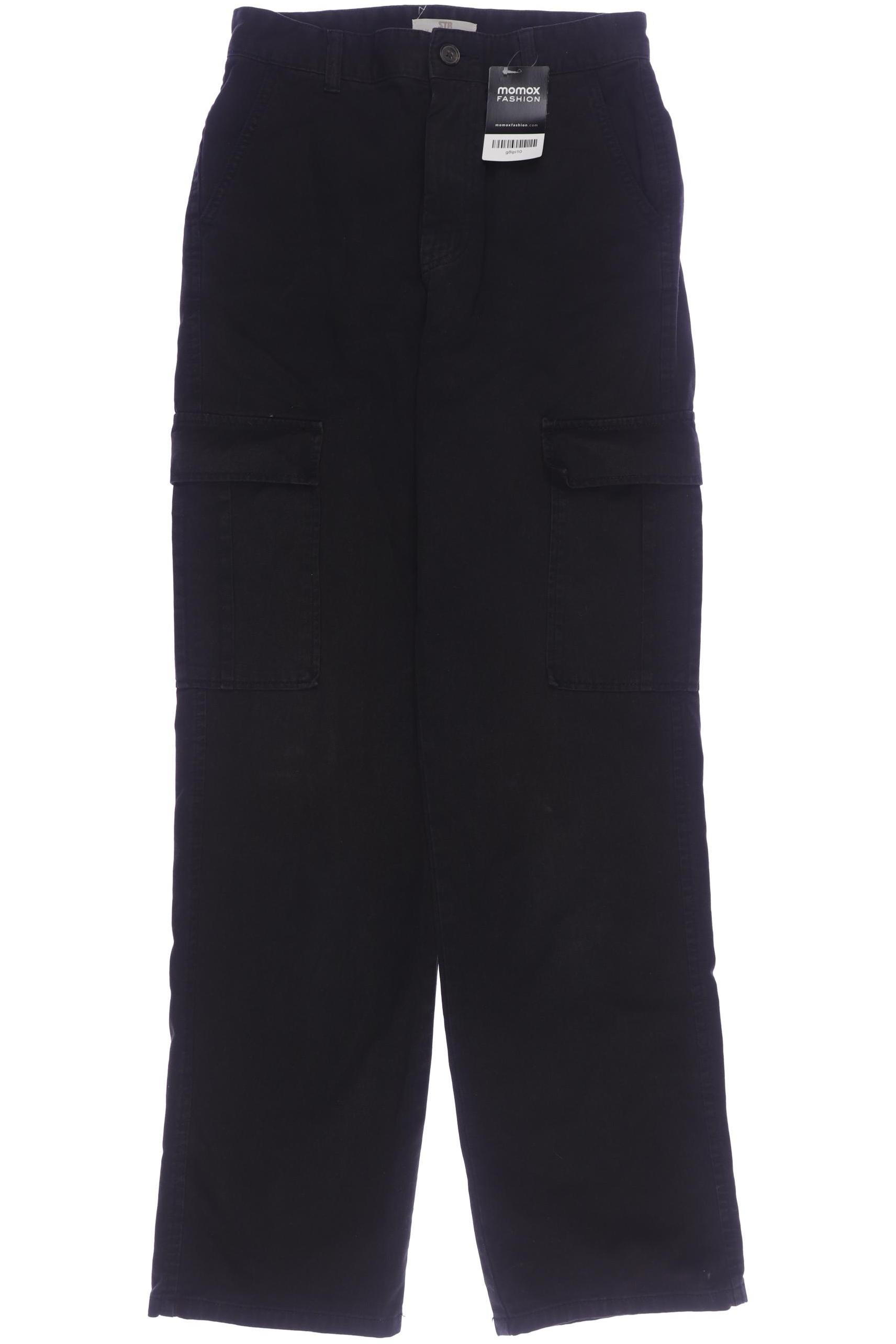 

Stradivarius Damen Jeans, schwarz, Gr. 38