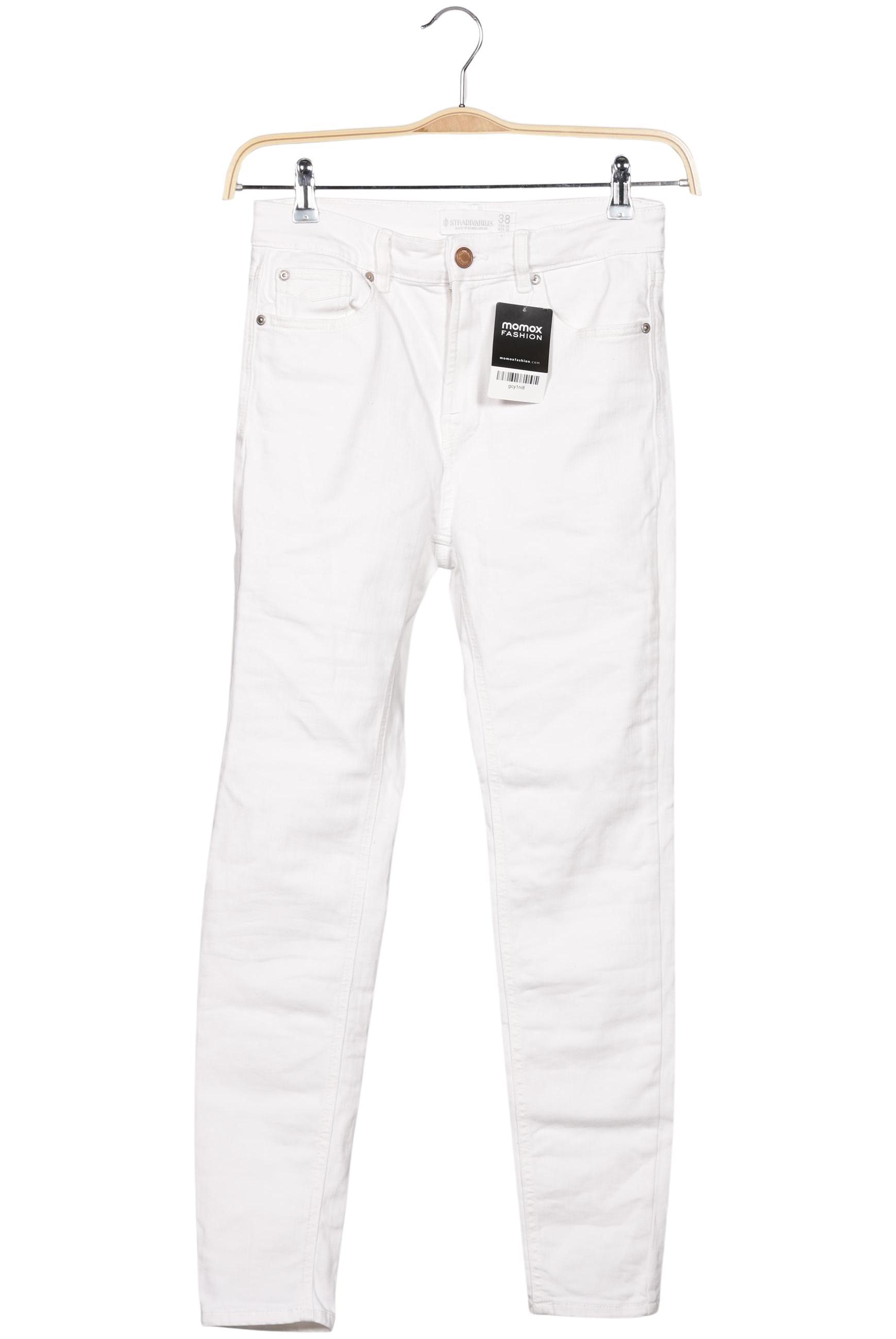 

Stradivarius Damen Jeans, weiß, Gr. 38