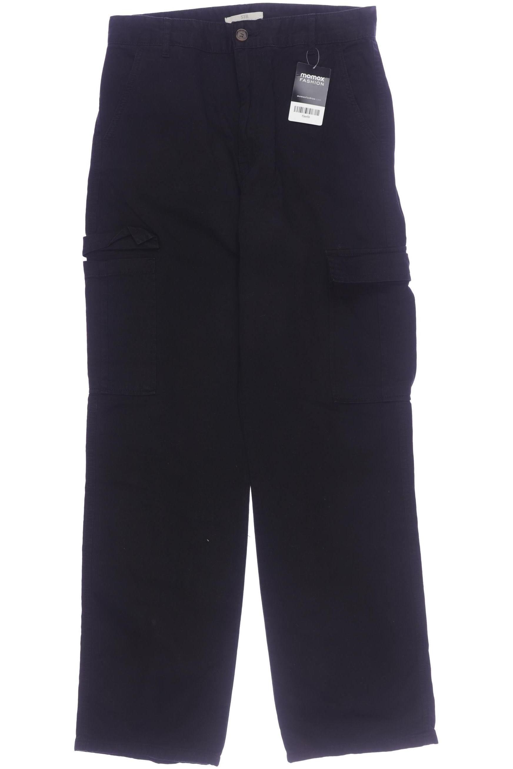 

Stradivarius Damen Jeans, schwarz, Gr. 42