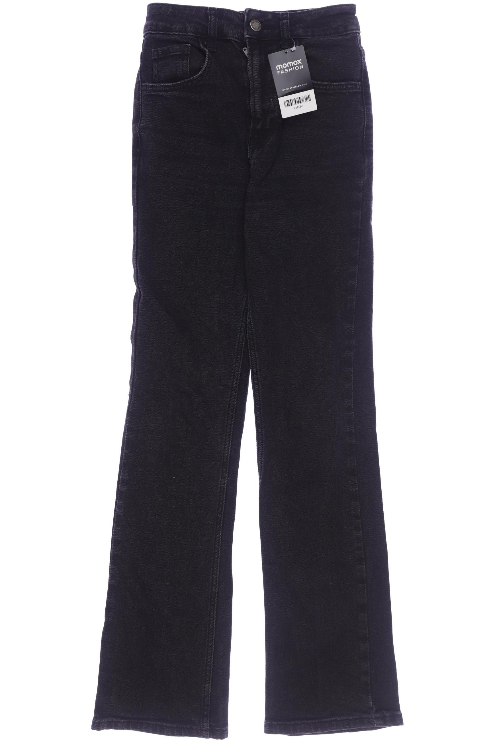 

Stradivarius Damen Jeans, schwarz, Gr. 32