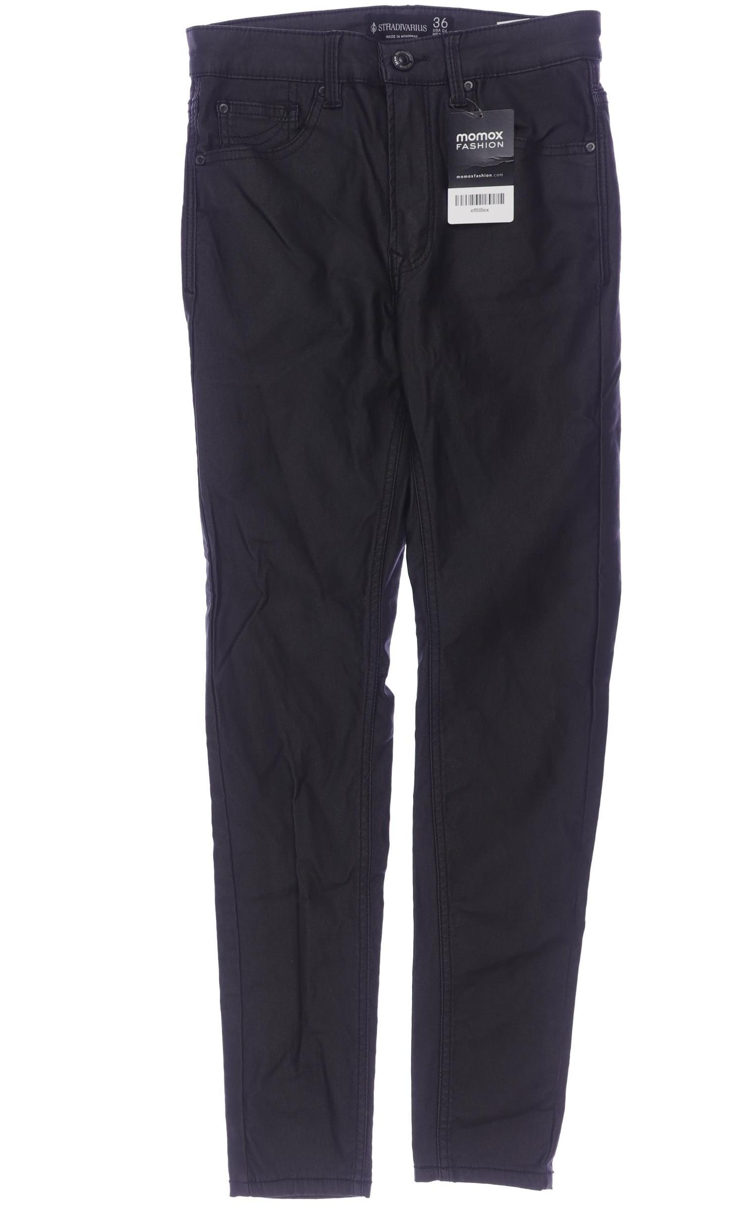 

Stradivarius Damen Jeans, schwarz, Gr. 36