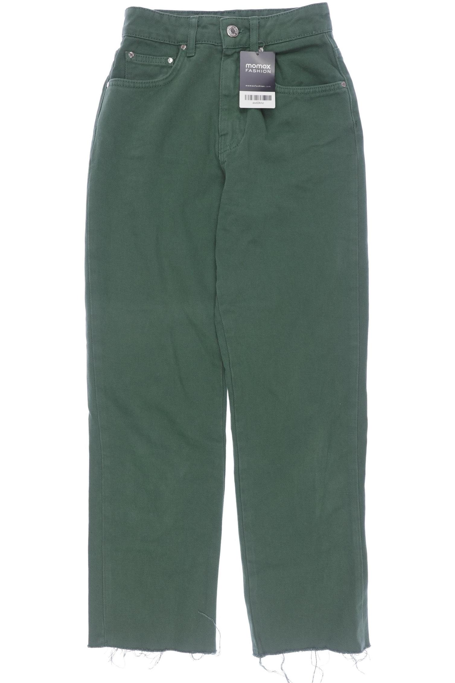 

Stradivarius Damen Jeans, grün, Gr. 34