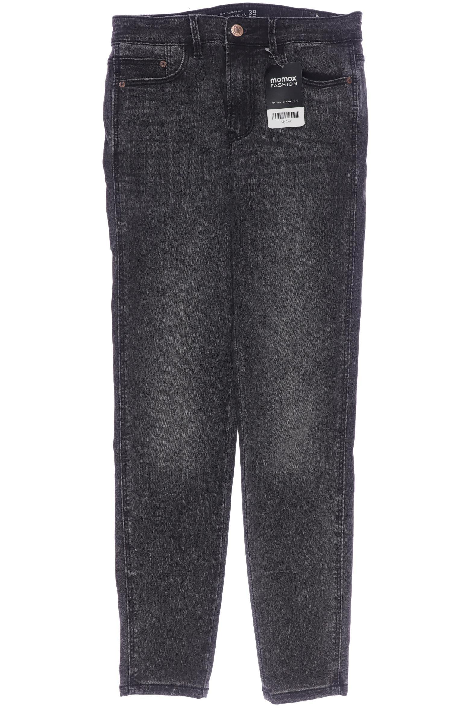 

Stradivarius Damen Jeans, schwarz, Gr. 38