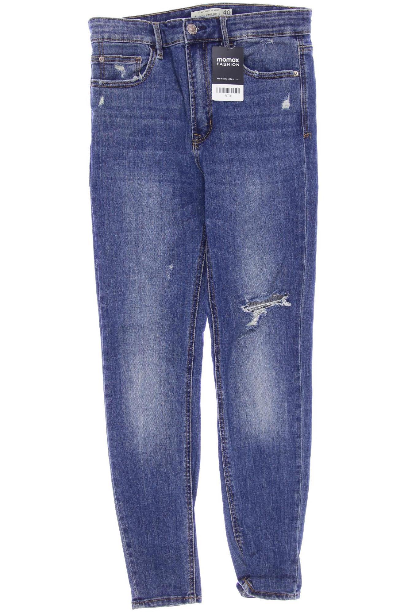 

Stradivarius Damen Jeans, blau, Gr. 40