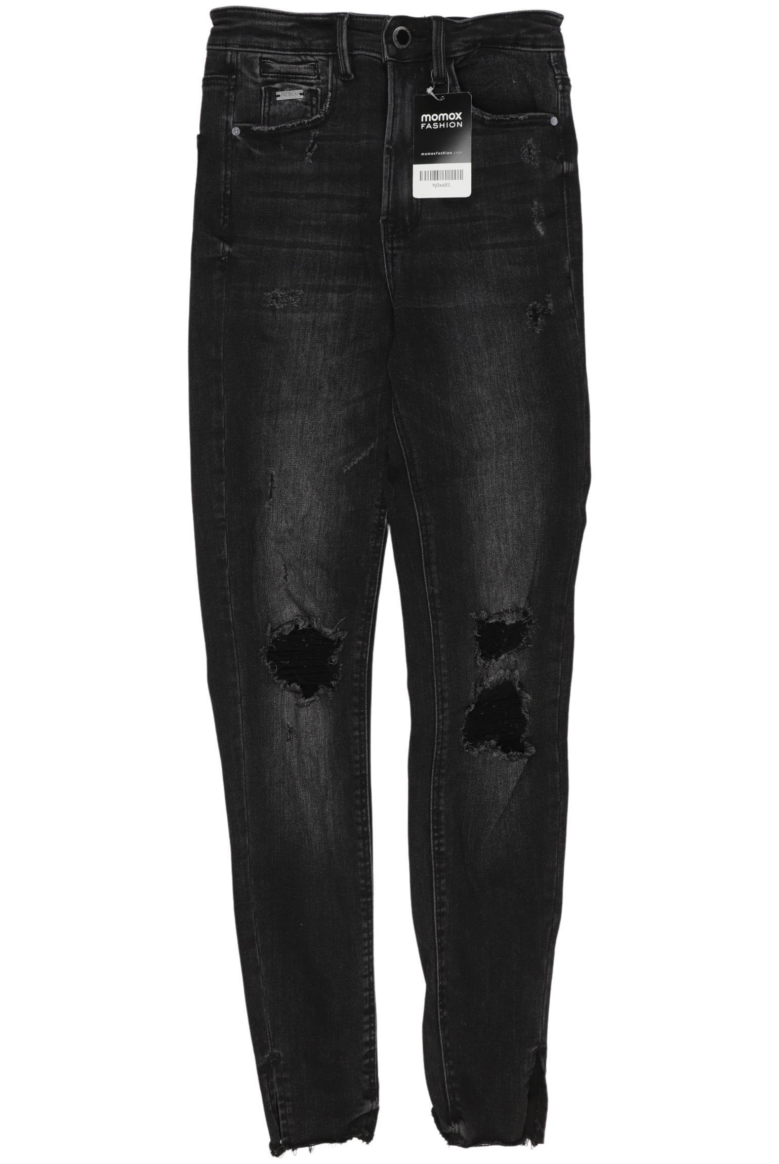 

Stradivarius Damen Jeans, schwarz, Gr. 34