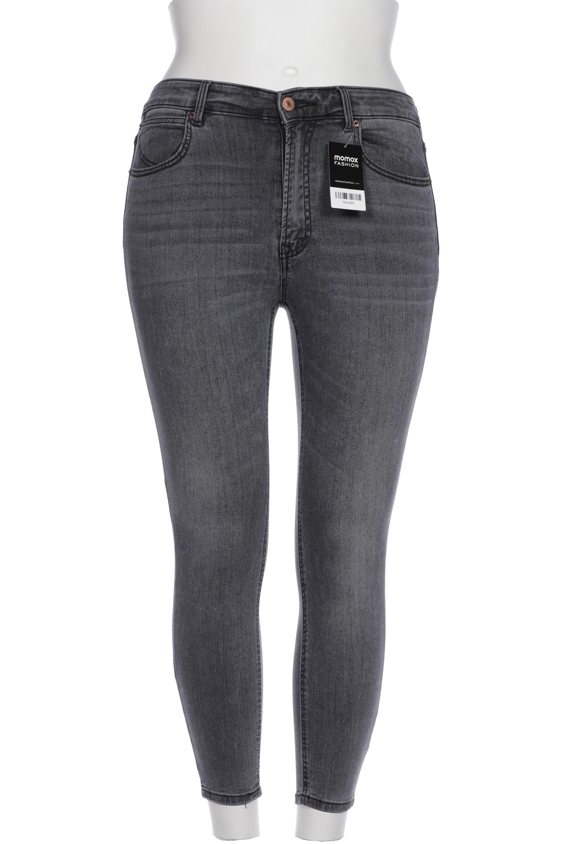

Stradivarius Damen Jeans, grau, Gr. 42