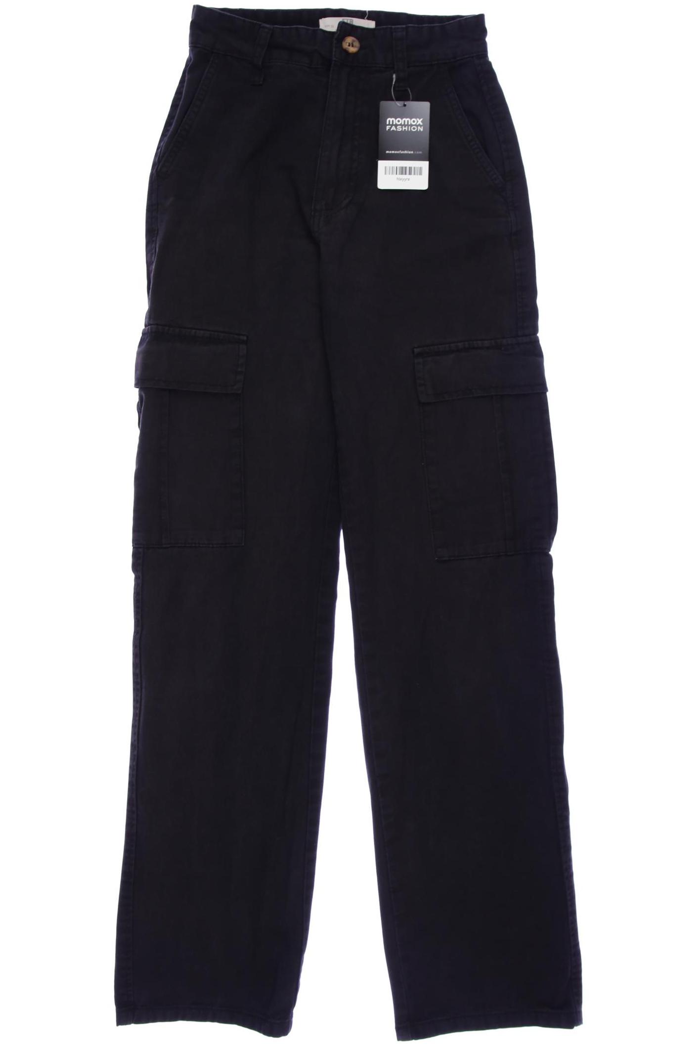 

Stradivarius Damen Jeans, schwarz, Gr. 32