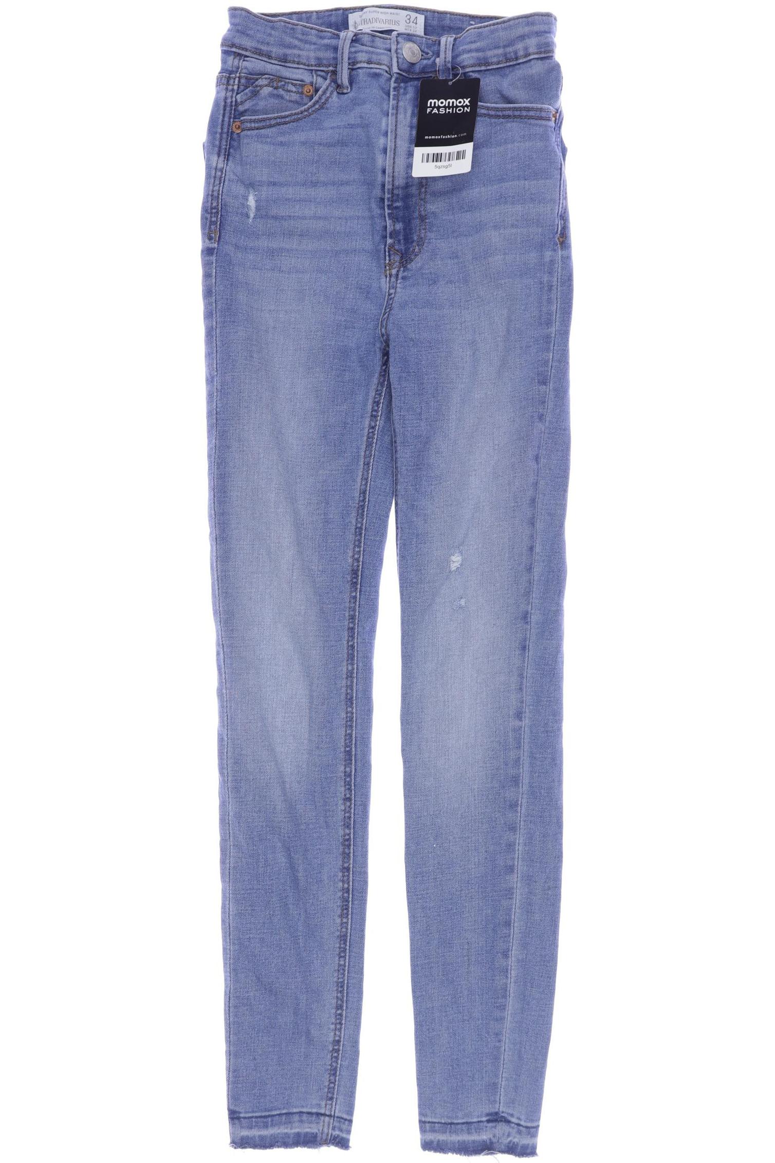 

Stradivarius Damen Jeans, blau, Gr. 34