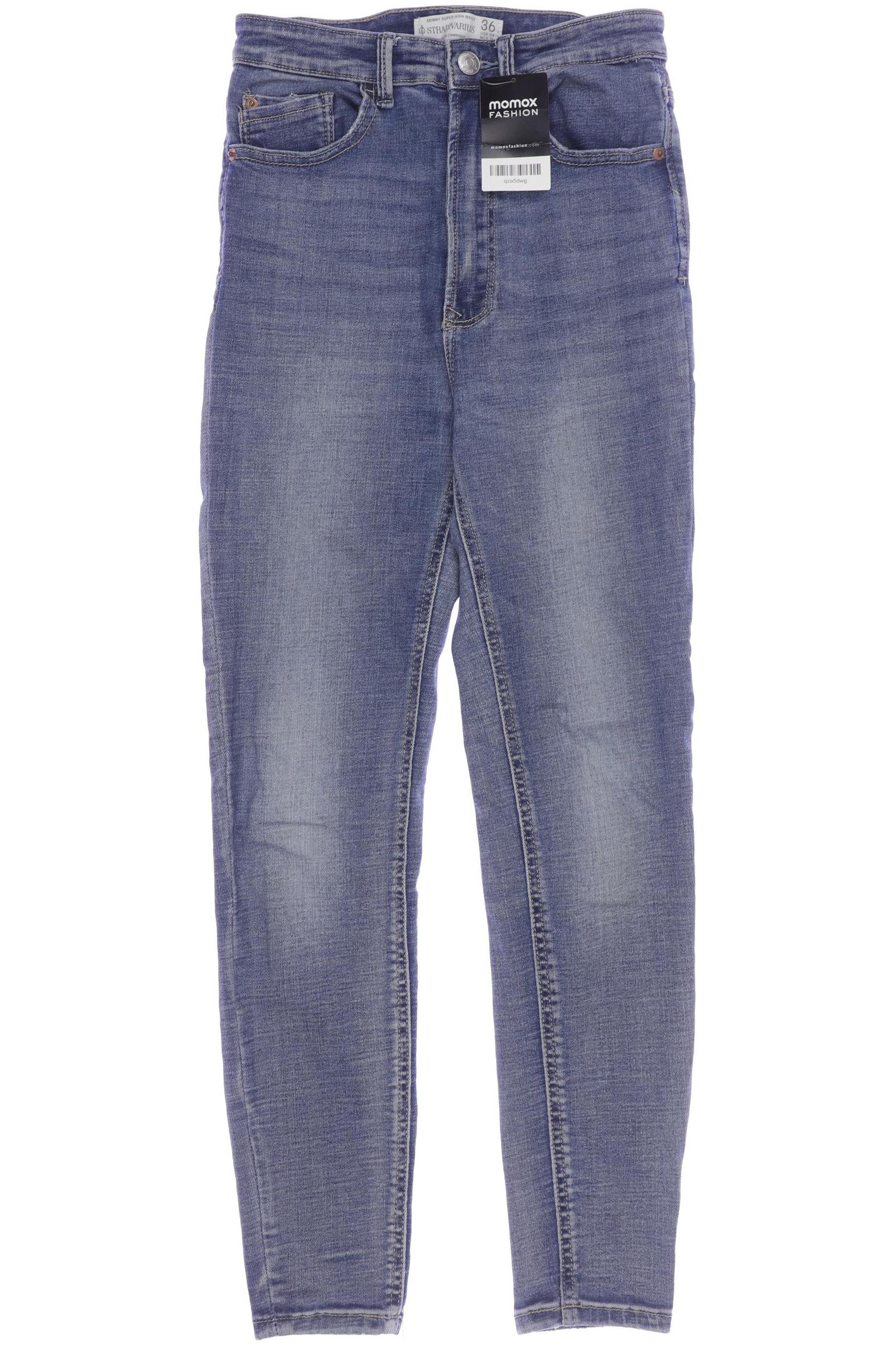 

Stradivarius Damen Jeans, blau, Gr. 36