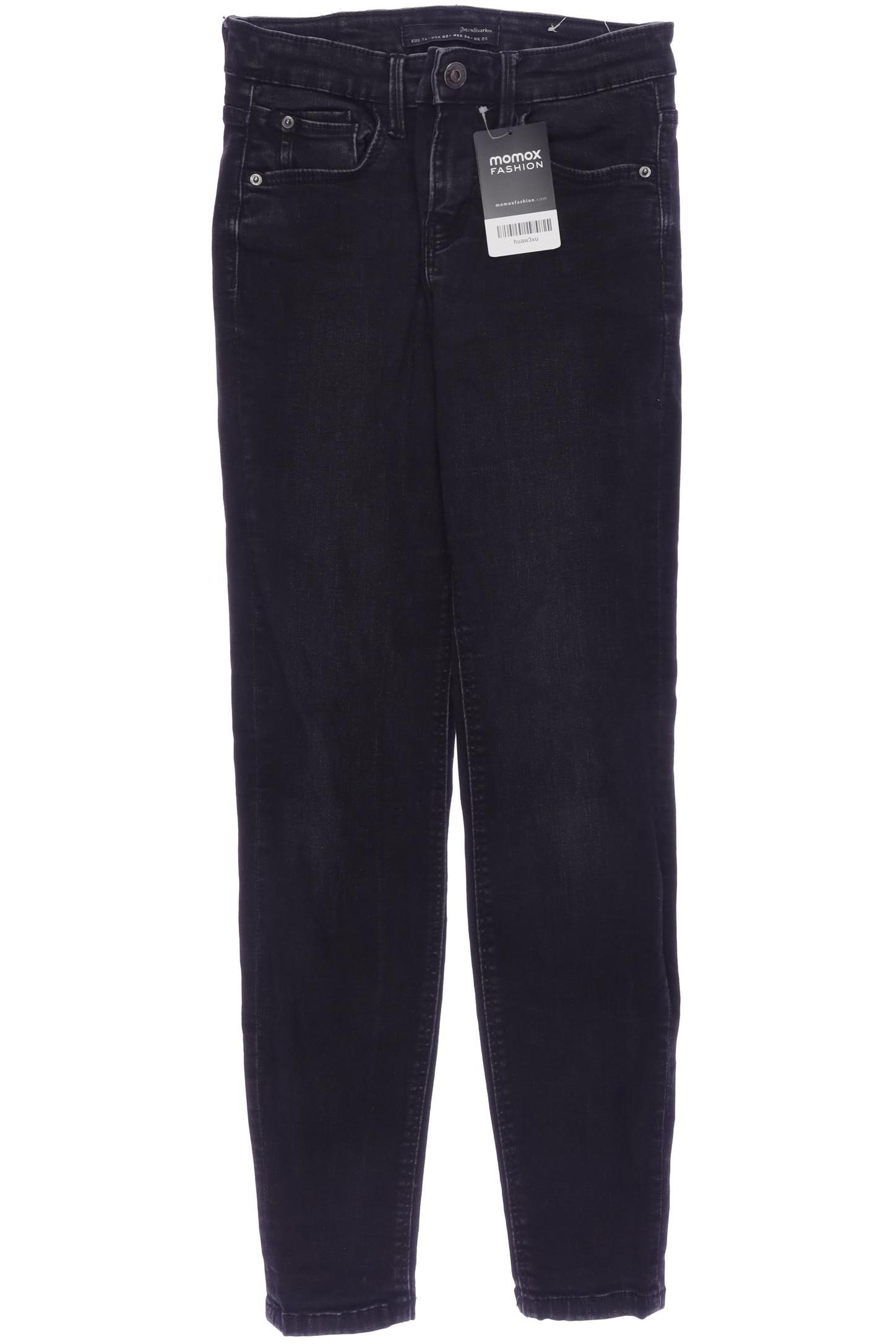 

Stradivarius Damen Jeans, schwarz, Gr. 34