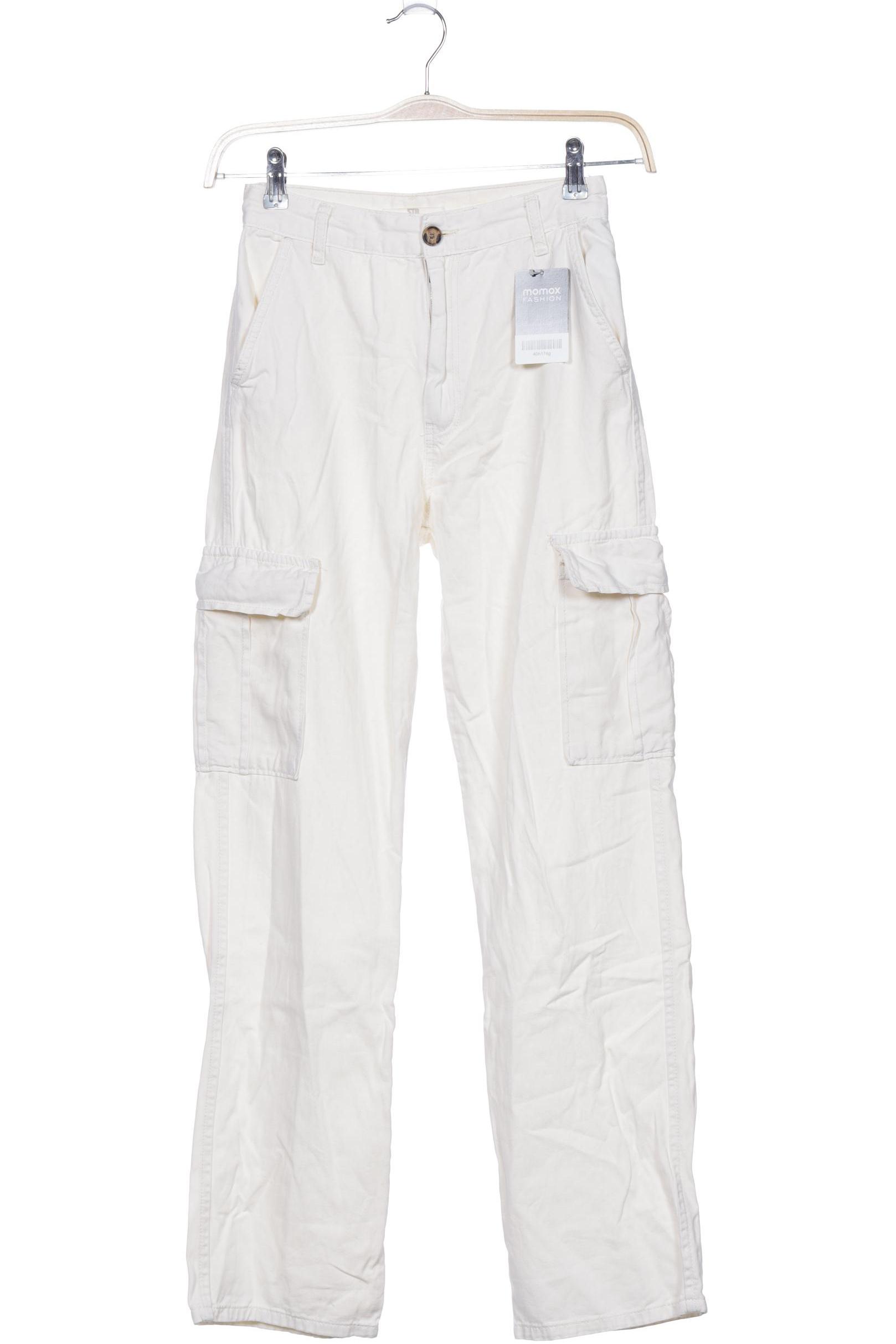 

Stradivarius Damen Jeans, cremeweiß, Gr. 36
