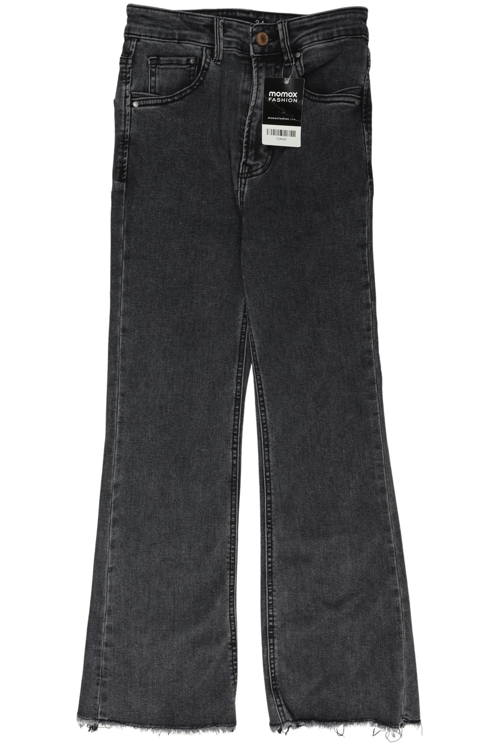 

Stradivarius Damen Jeans, grau, Gr. 34