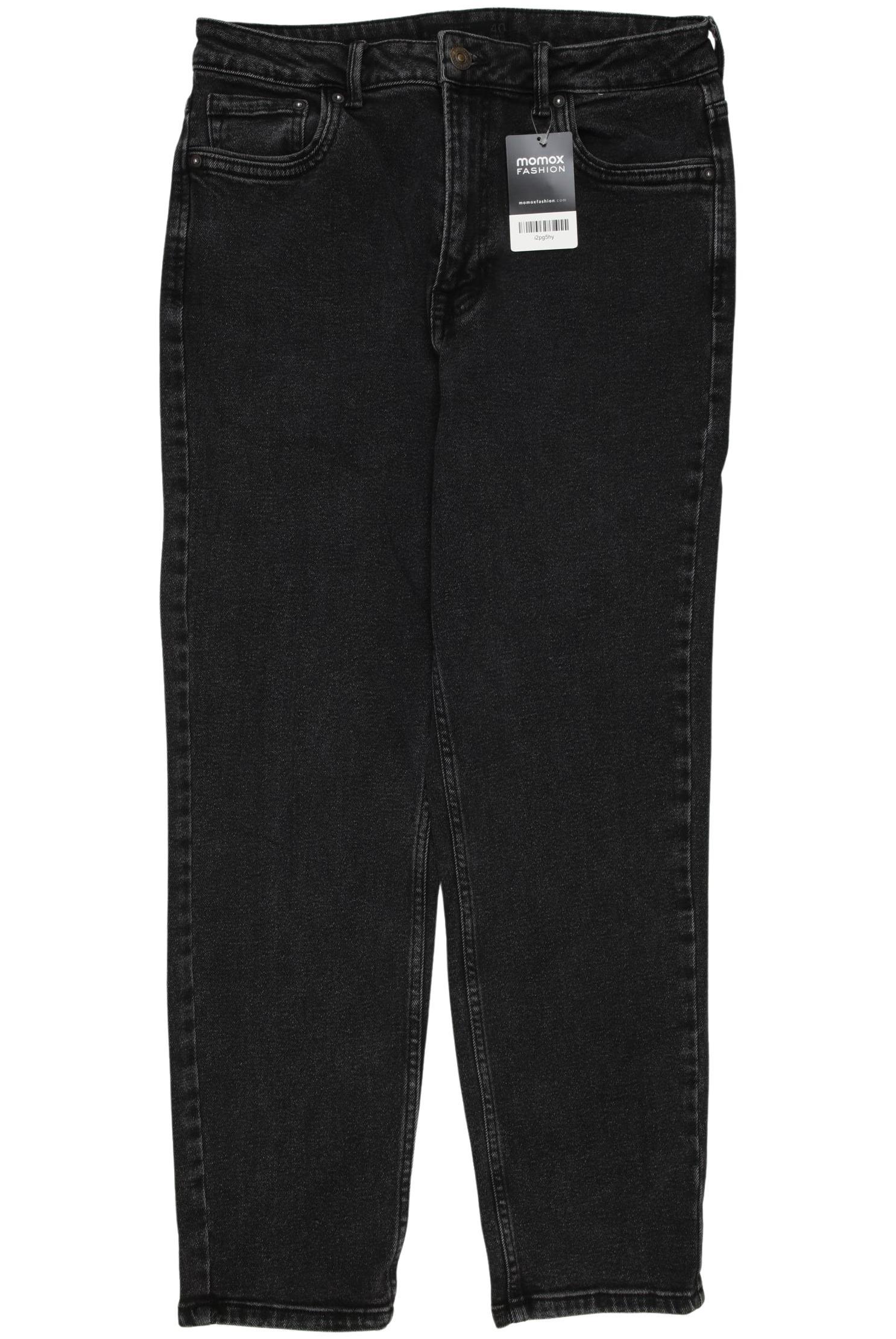 

Stradivarius Damen Jeans, schwarz, Gr. 40
