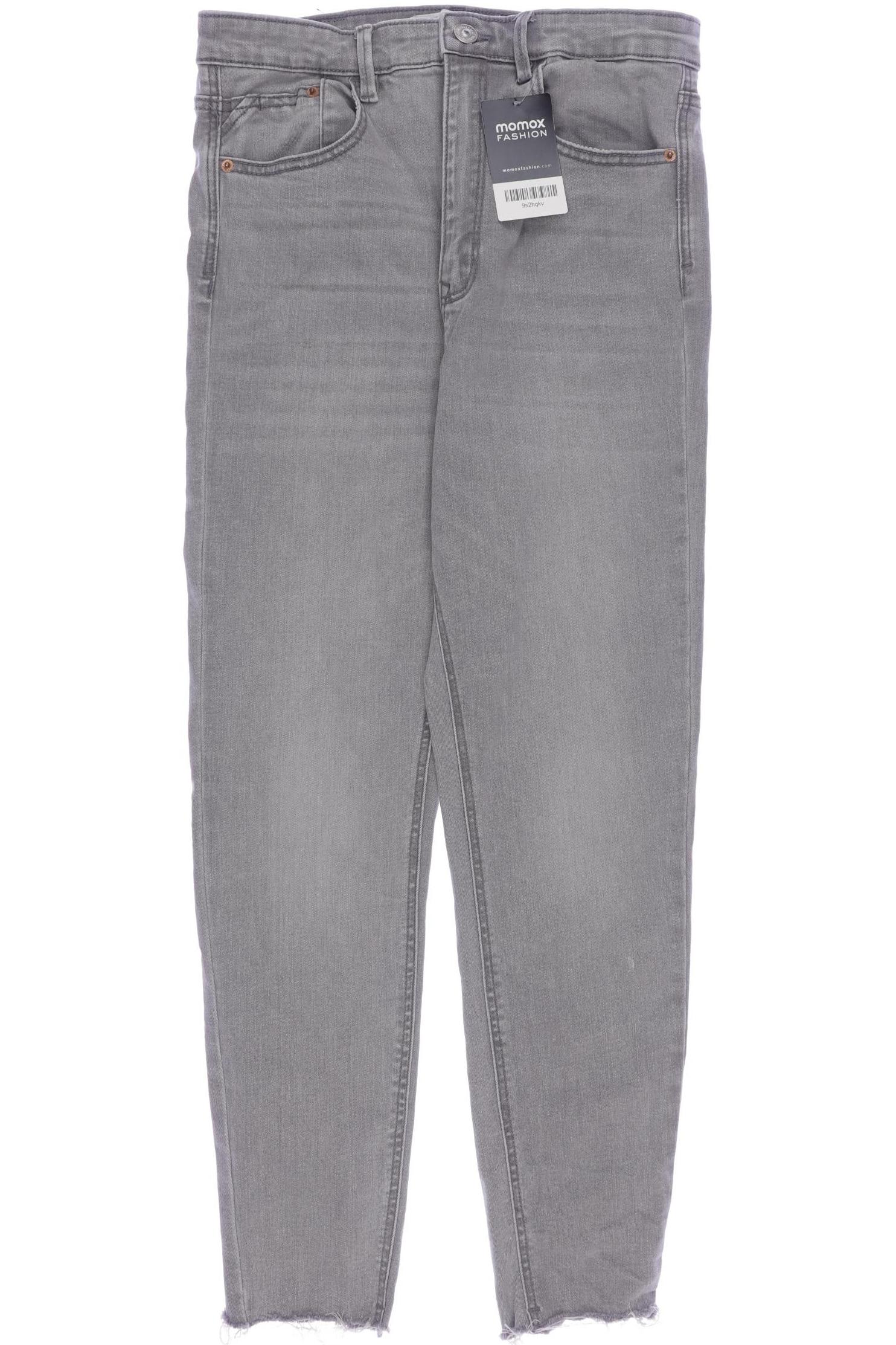 

Stradivarius Damen Jeans, grau, Gr. 42