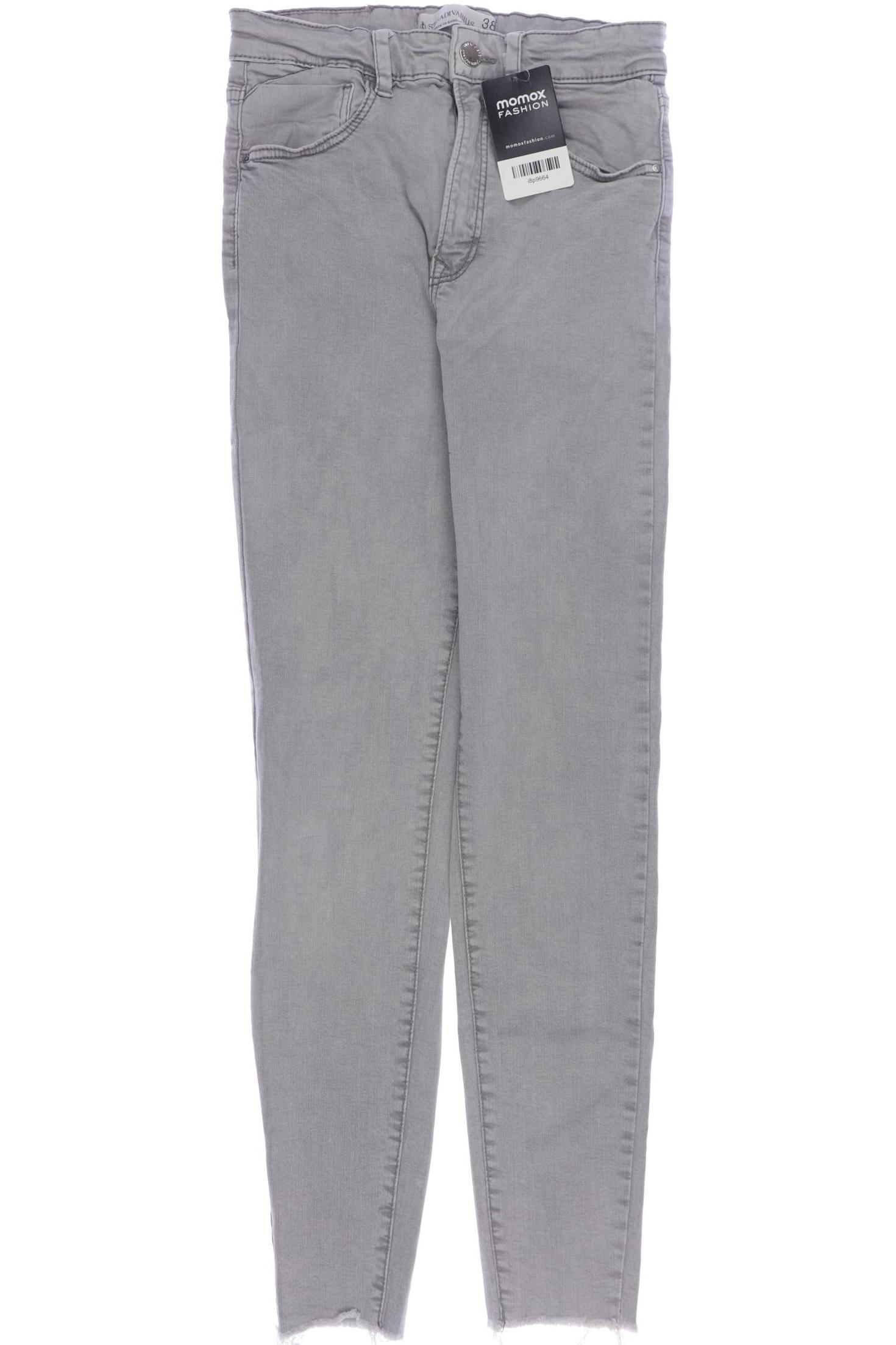 

Stradivarius Damen Jeans, grau, Gr. 38