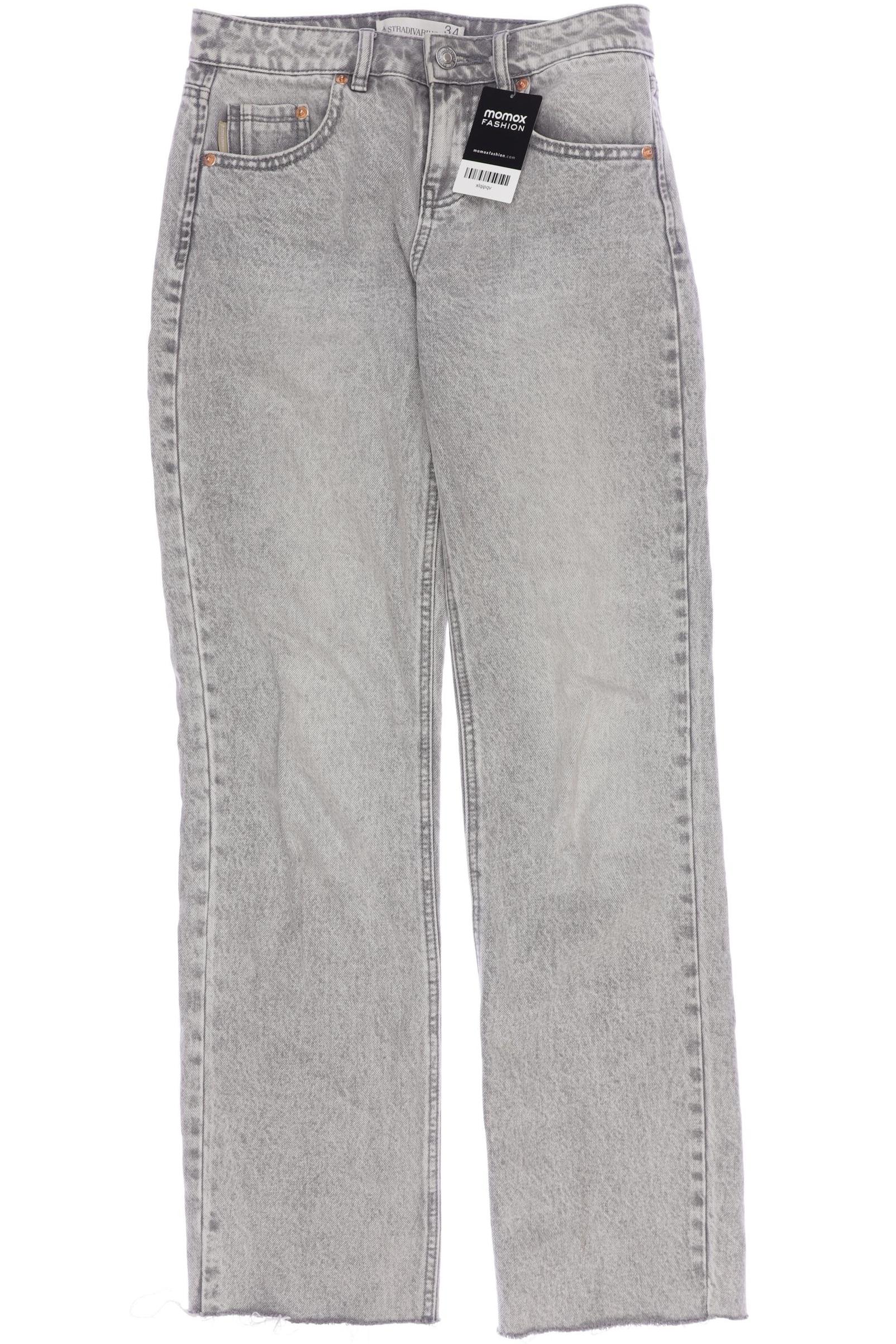 

Stradivarius Damen Jeans, grau, Gr. 34