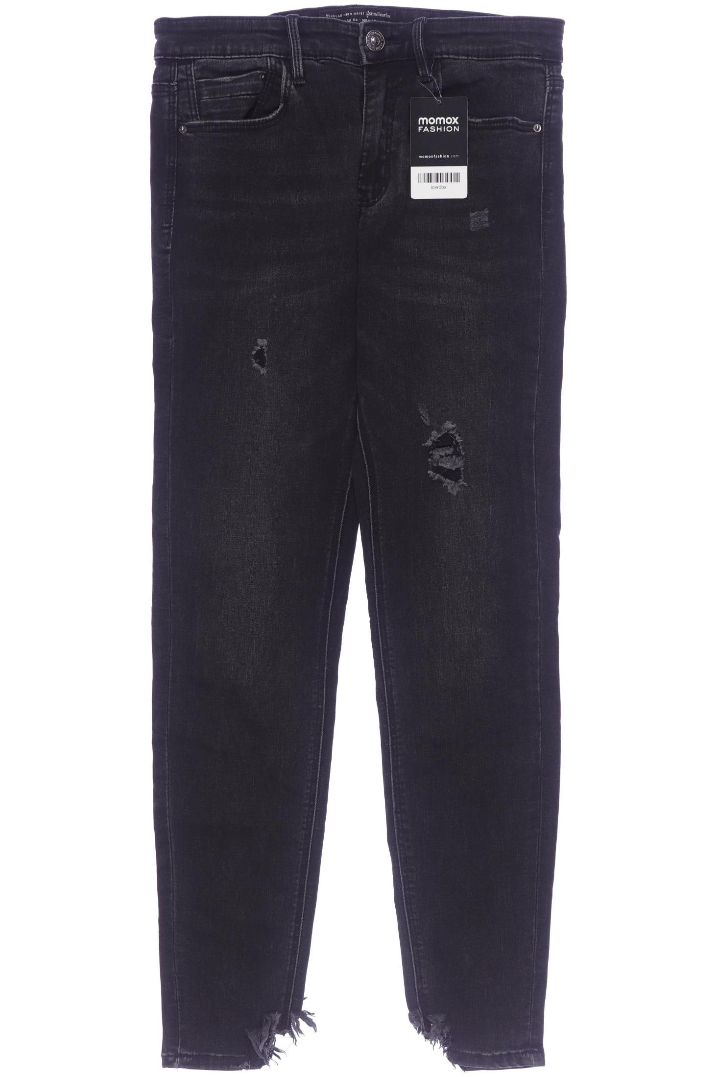 

Stradivarius Damen Jeans, schwarz, Gr. 38