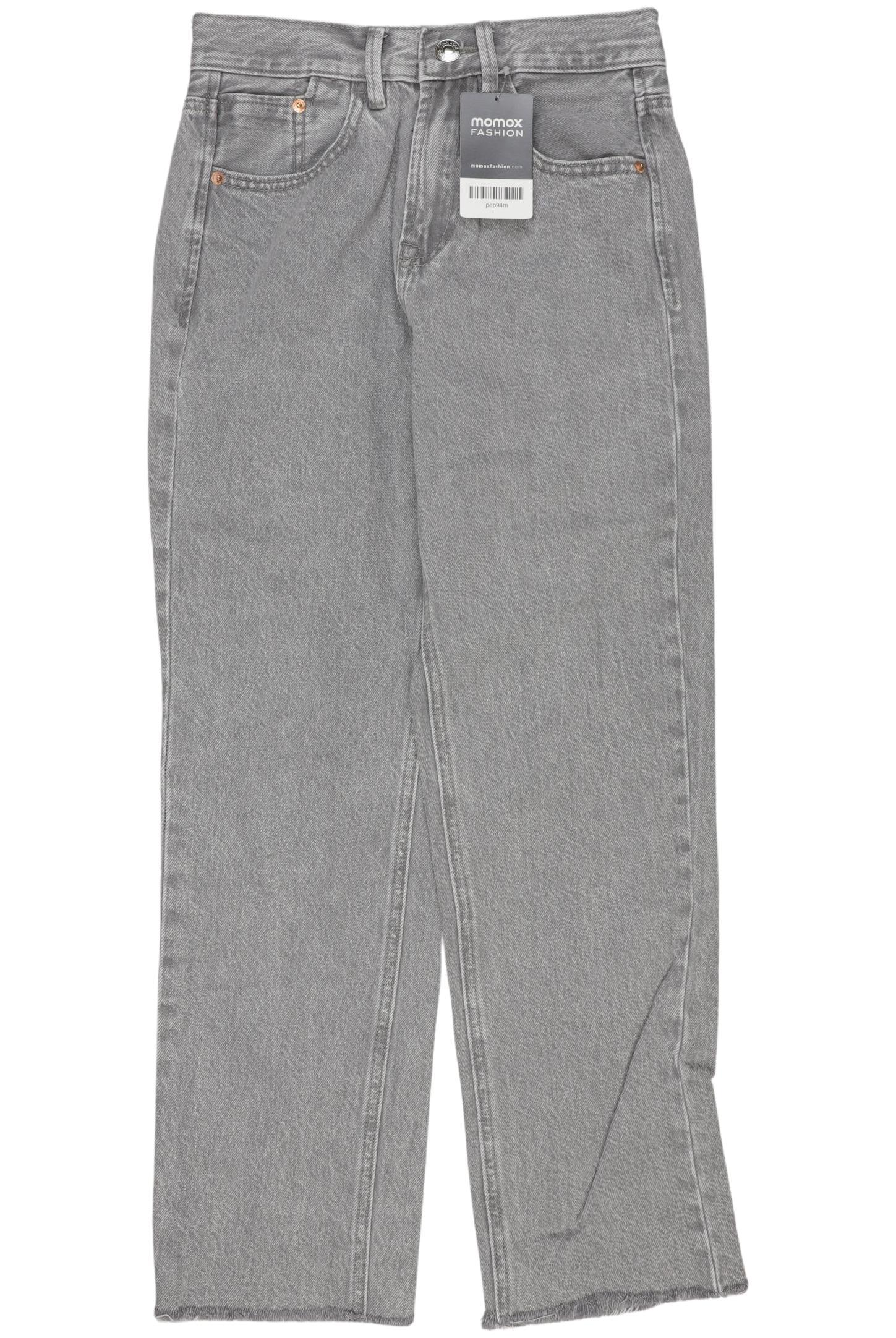 

Stradivarius Damen Jeans, grau, Gr. 34