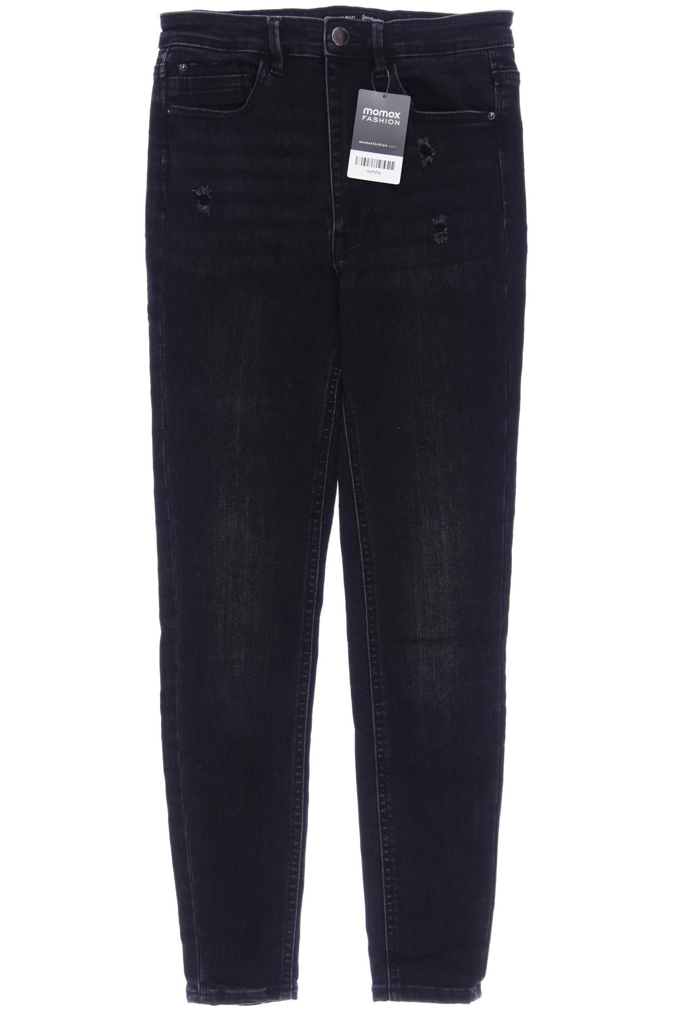 

Stradivarius Damen Jeans, schwarz