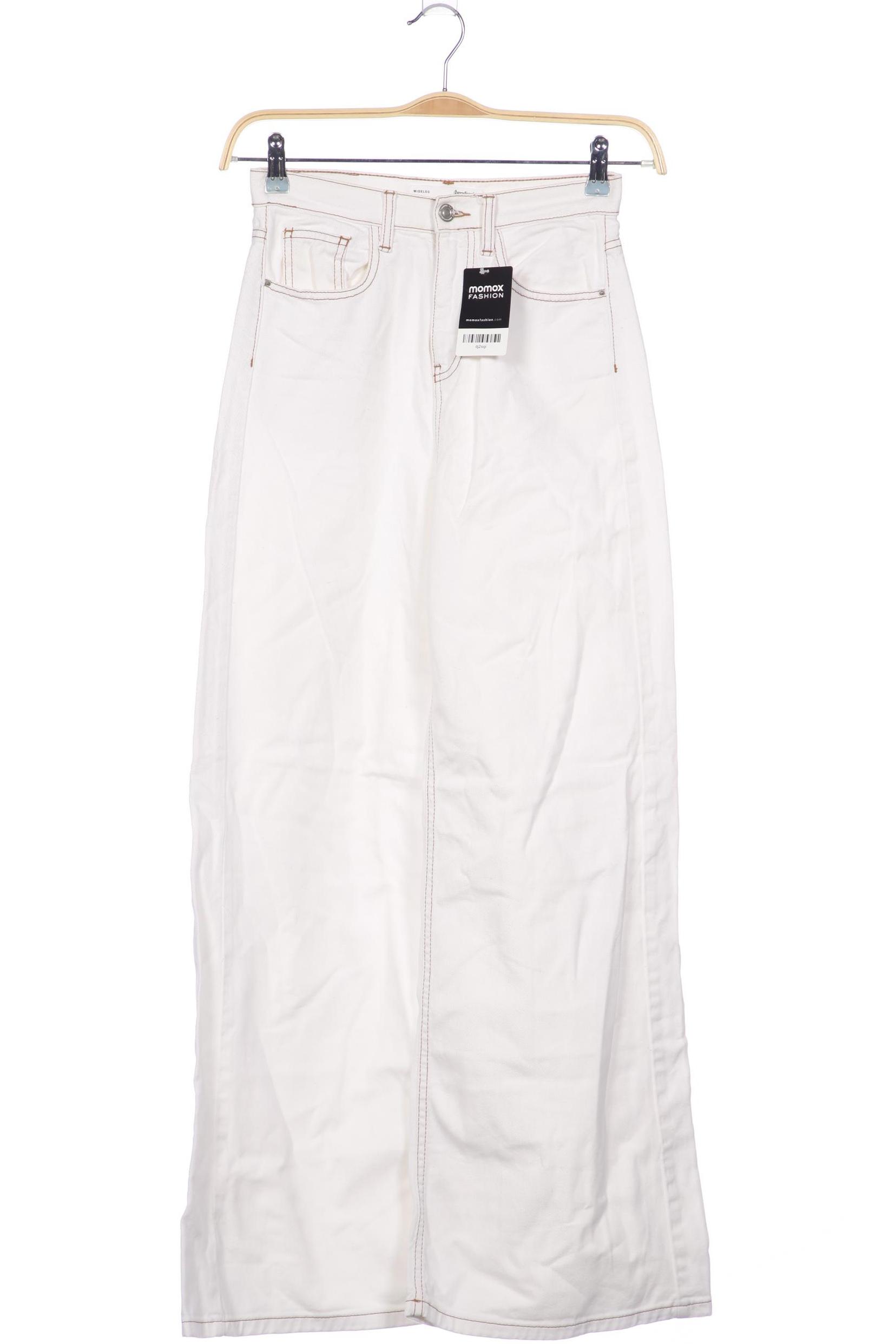 

Stradivarius Damen Jeans, weiß, Gr. 36