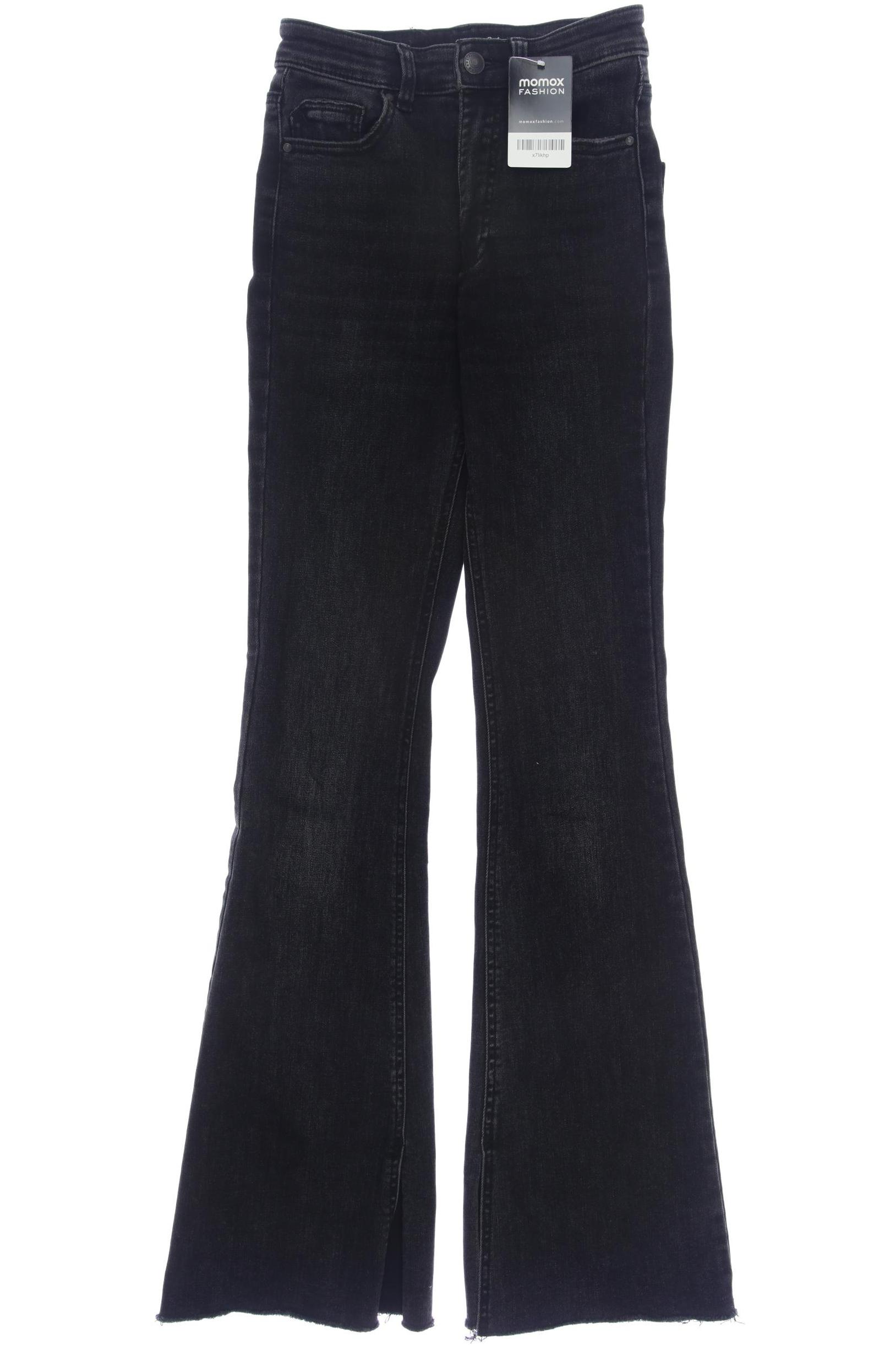 

Stradivarius Damen Jeans, grau, Gr. 34