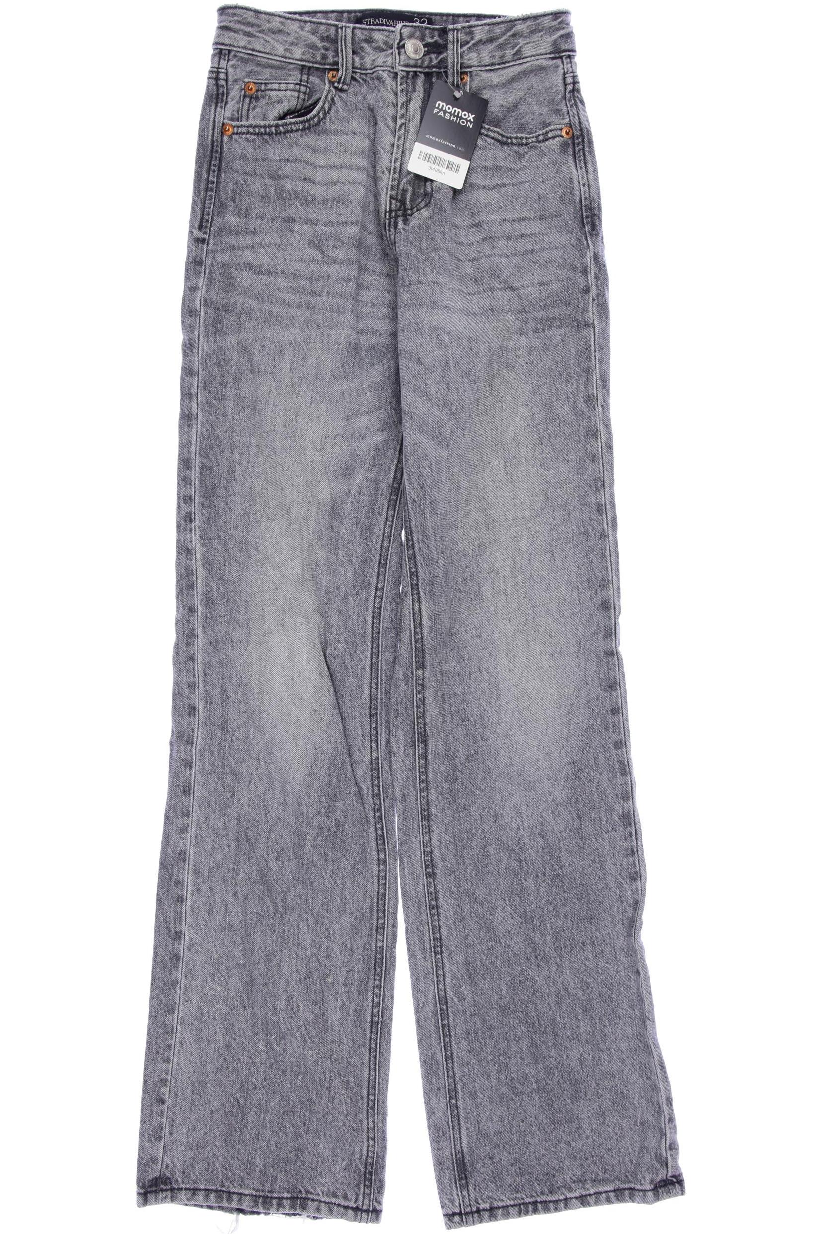 

Stradivarius Damen Jeans, grau, Gr. 32
