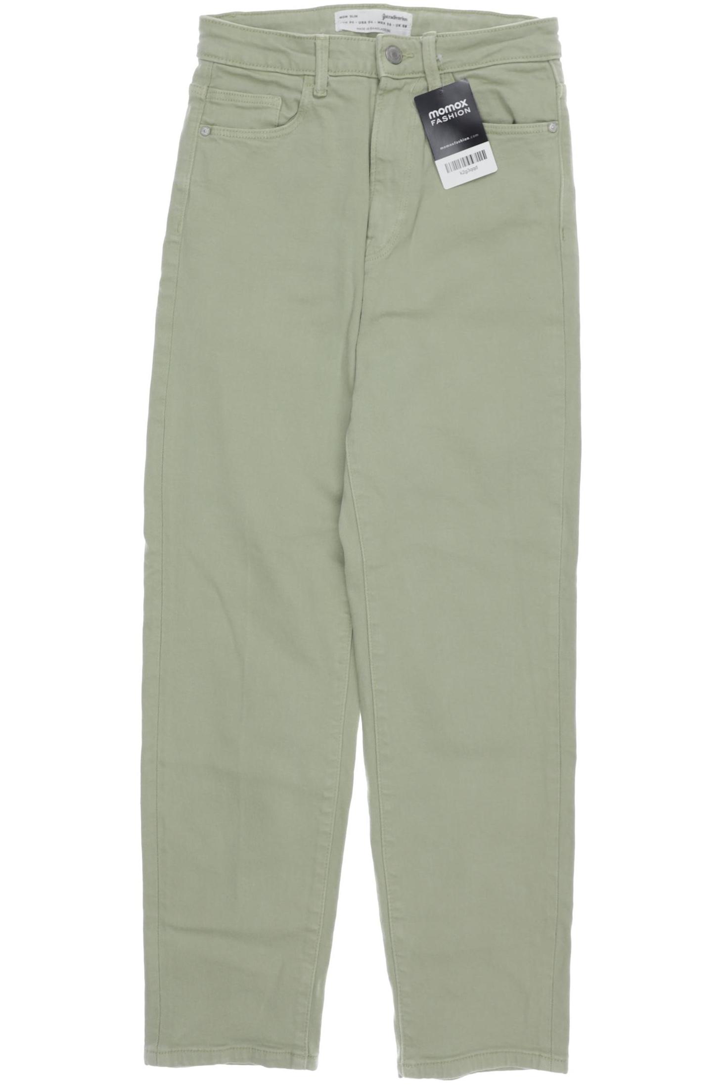 

Stradivarius Damen Jeans, hellgrün, Gr. 36