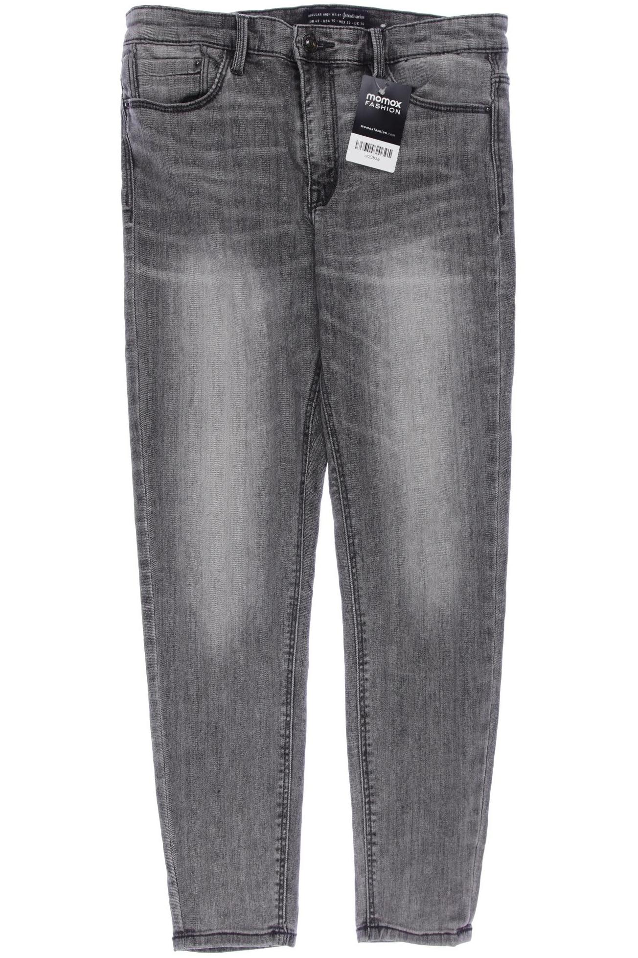 

Stradivarius Damen Jeans, grau, Gr. 42