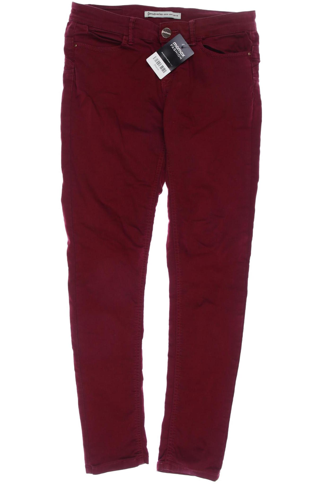 

Stradivarius Damen Jeans, bordeaux, Gr. 38