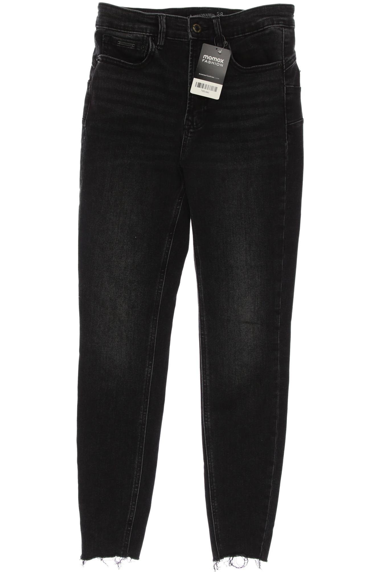 

Stradivarius Damen Jeans, schwarz, Gr. 38