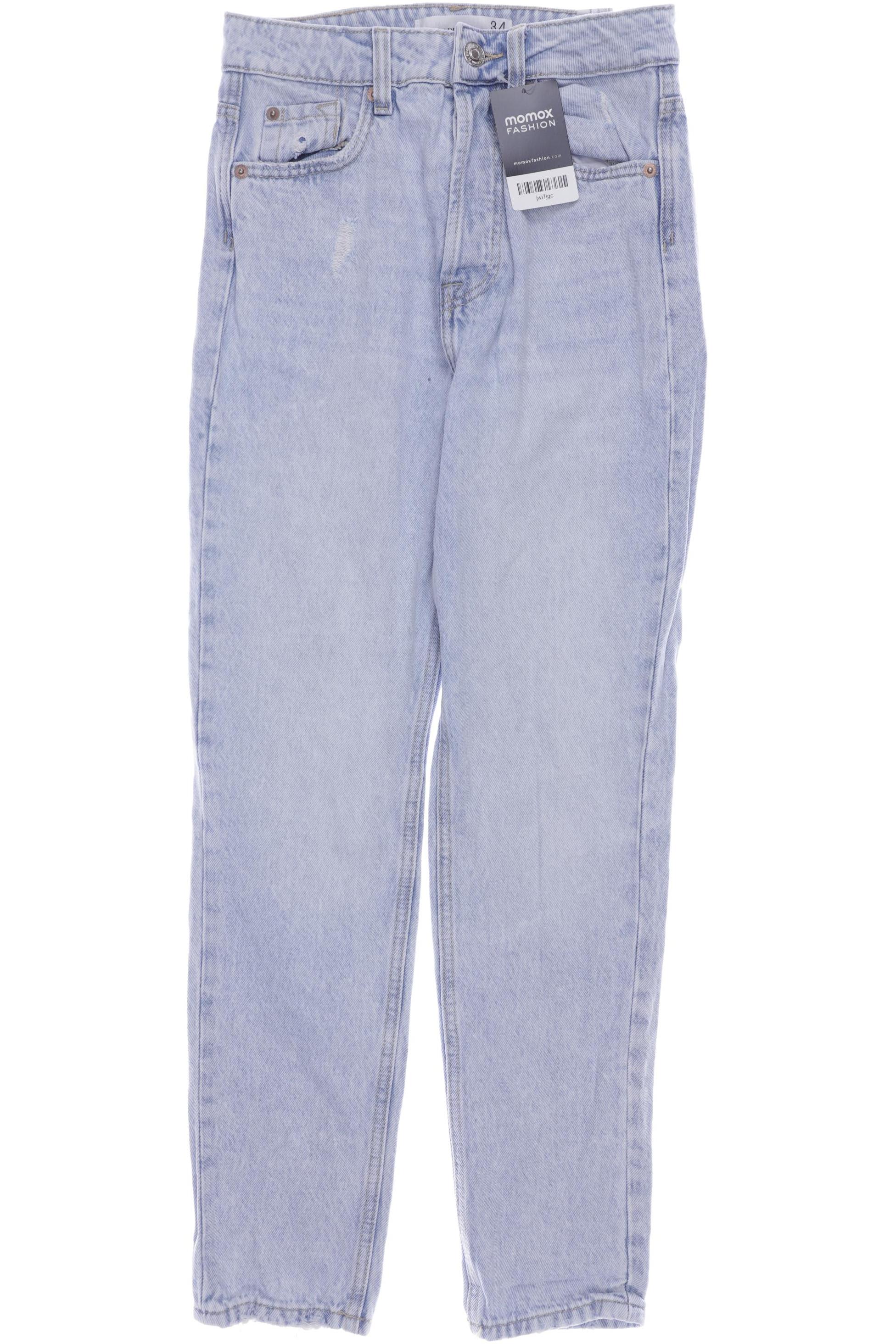 

Stradivarius Damen Jeans, hellblau
