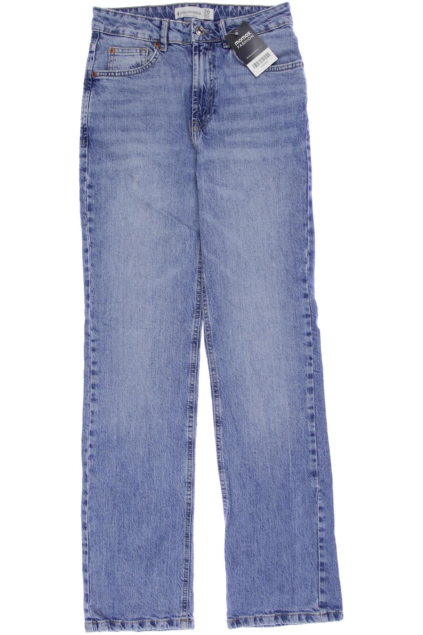 

Stradivarius Damen Jeans, blau, Gr. 36