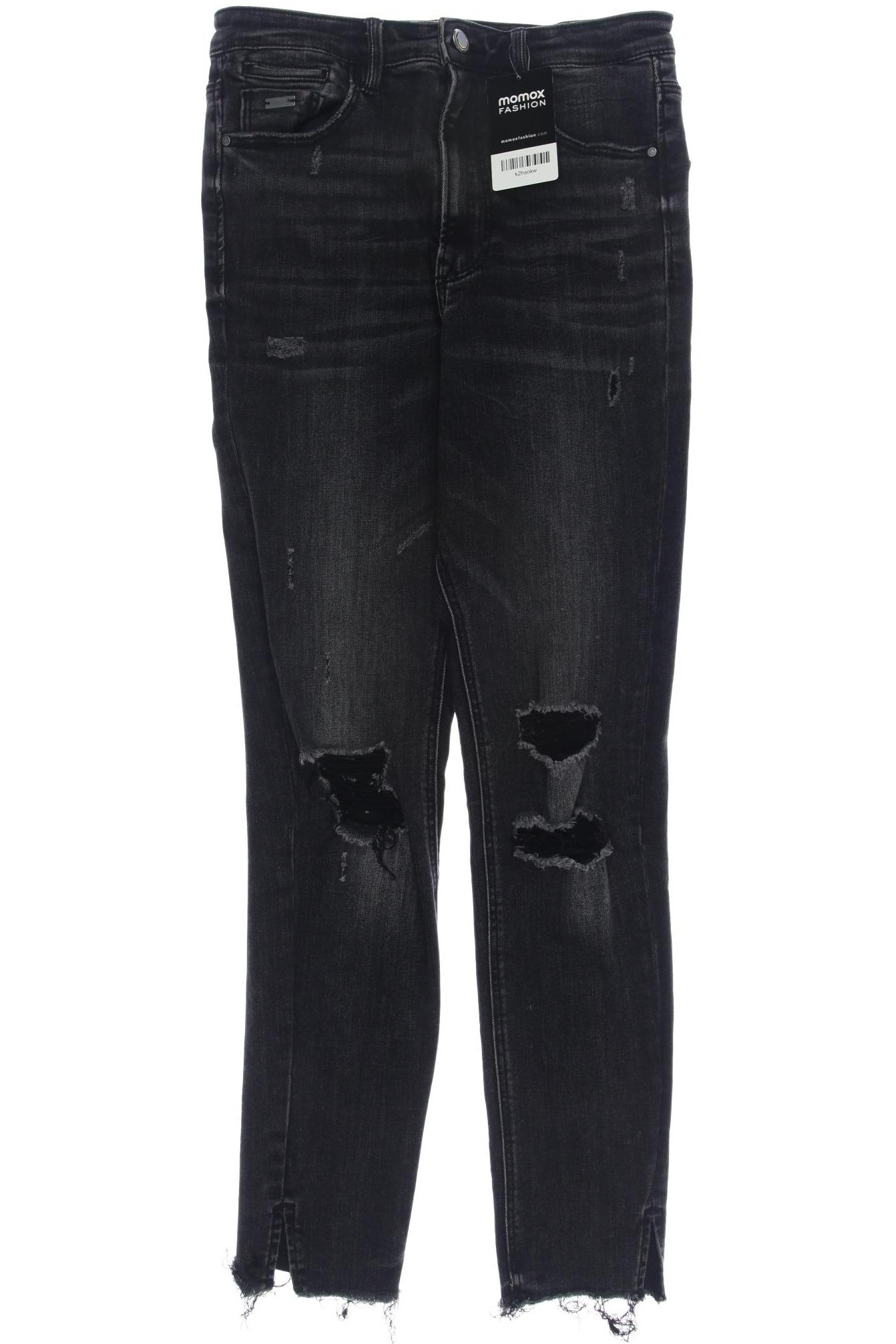 

Stradivarius Damen Jeans, schwarz, Gr. 38