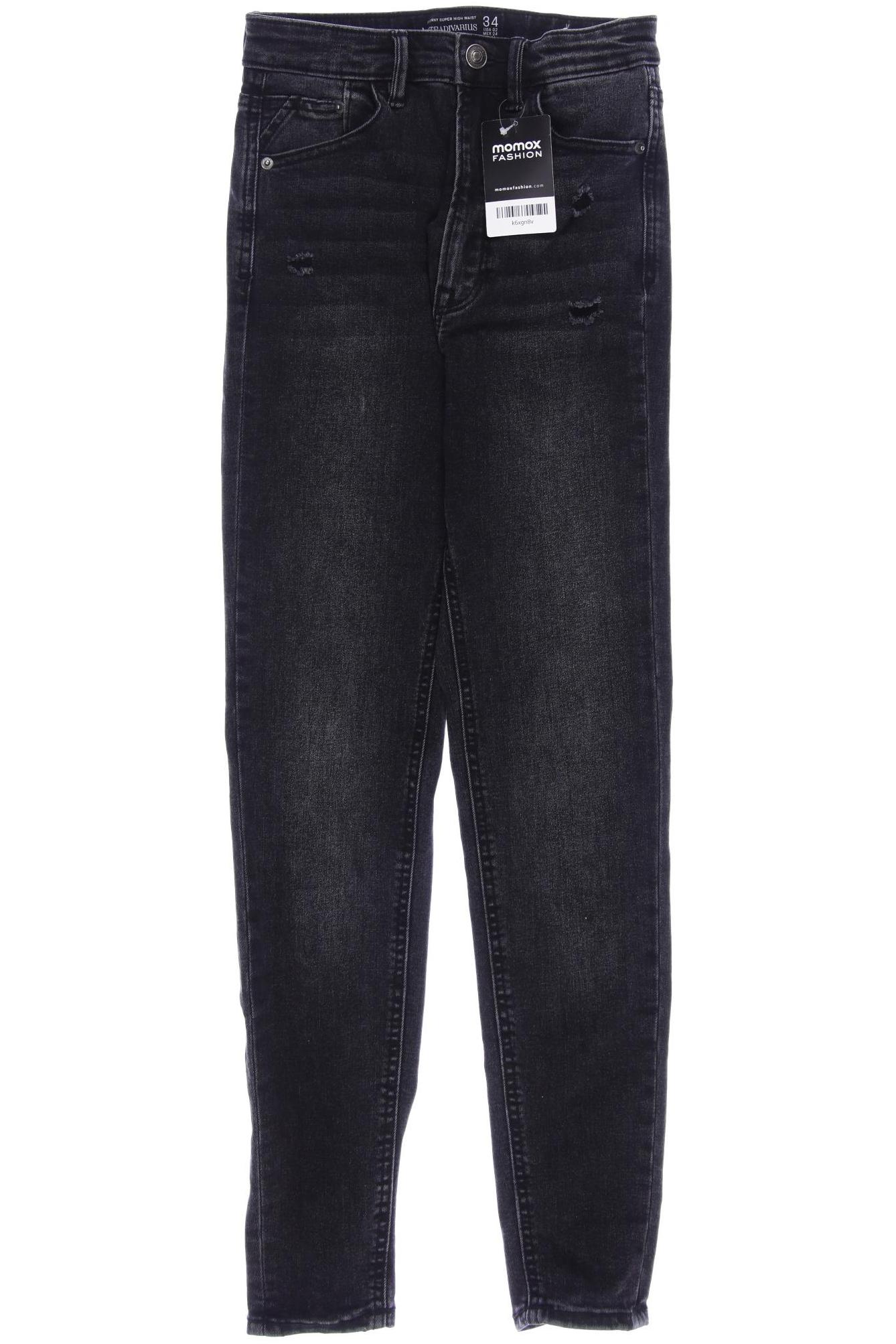 

Stradivarius Damen Jeans, grau