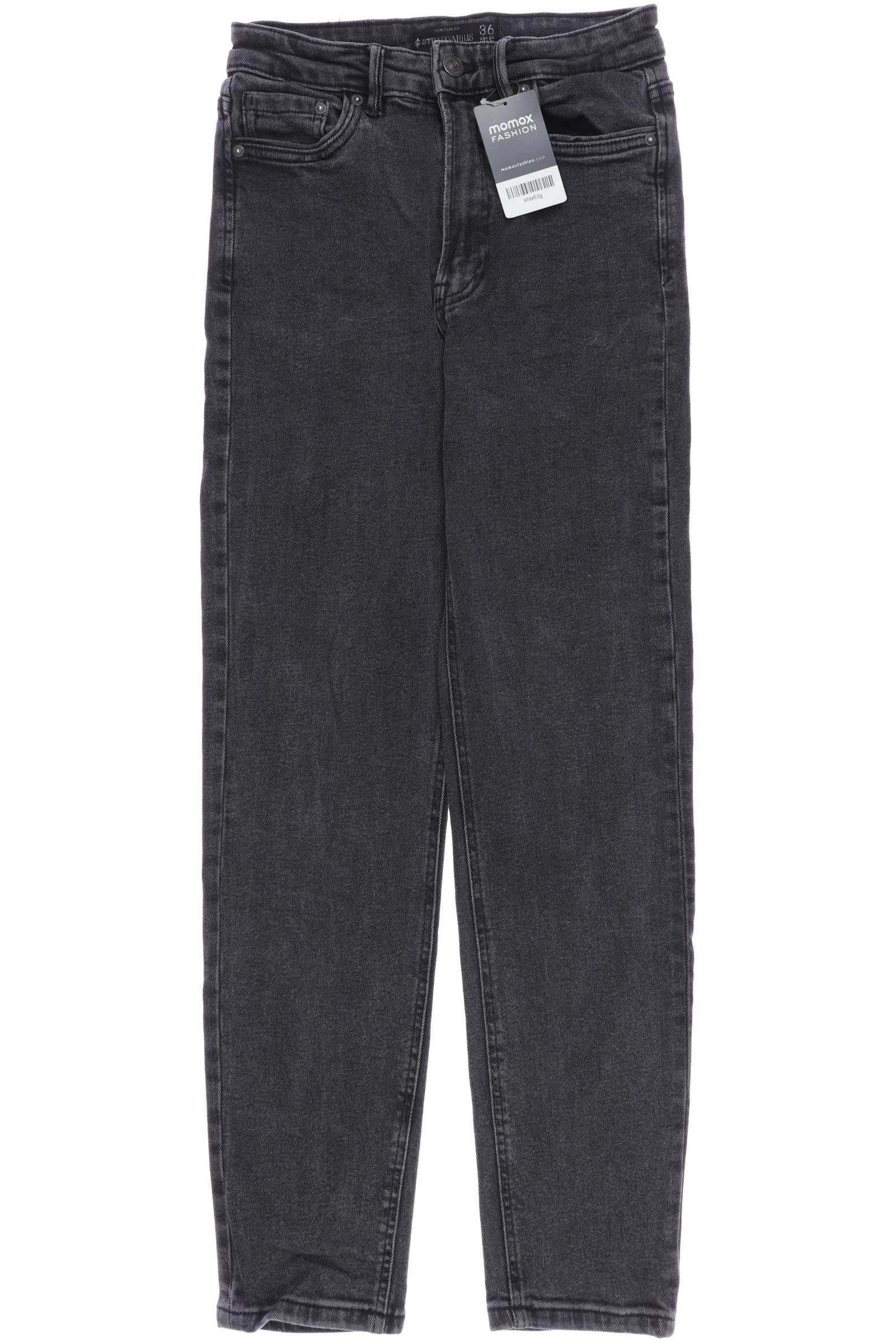 

Stradivarius Damen Jeans, grau, Gr. 36